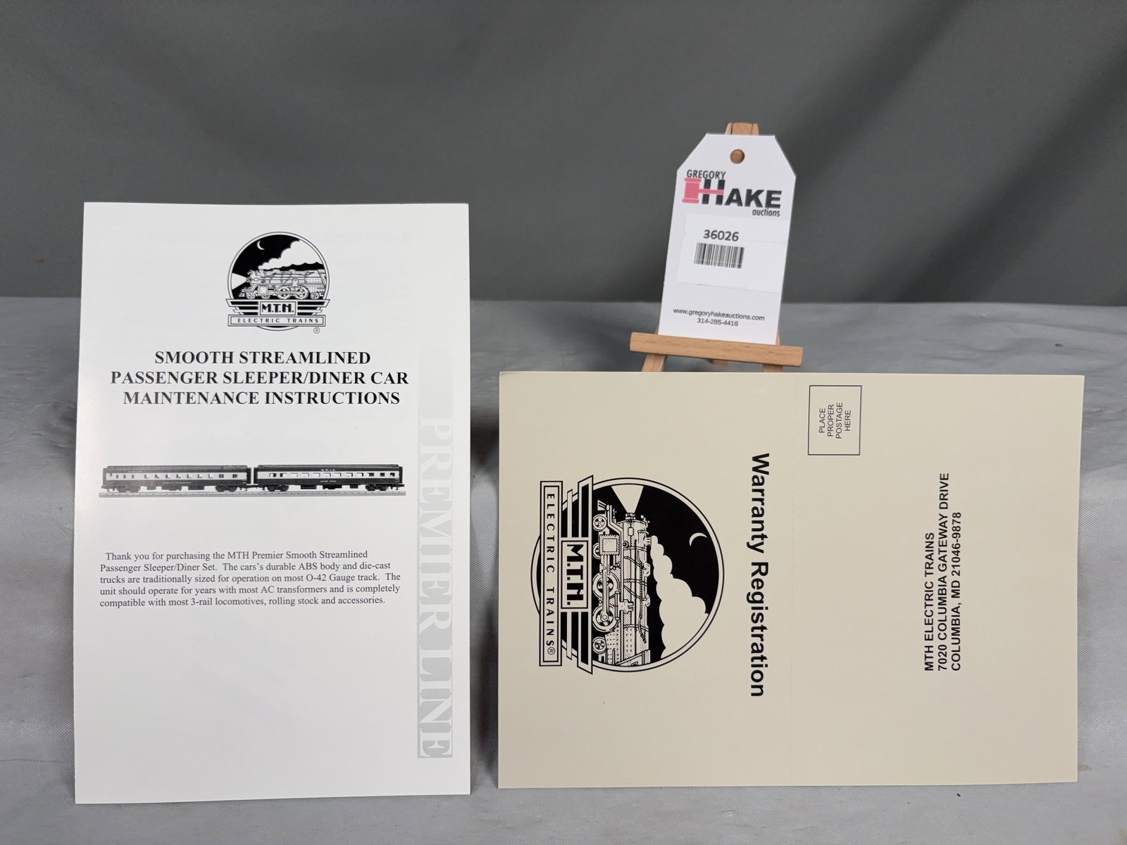 MTH New York Central 2 Car 70' ABS Sleeper/Diner Passenger Set - Smooth 20-6676 w/ OB - 3
