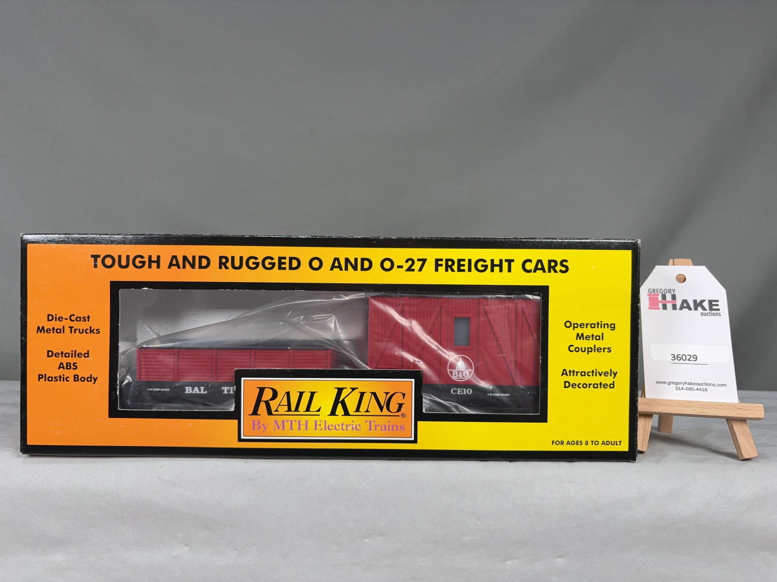 MTH Baltimore & Ohio Crane Tender Car 30-79061 w/ OB - 2