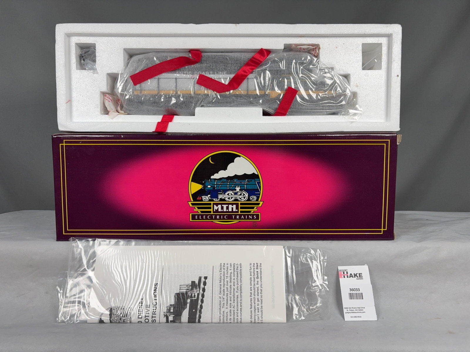 MTH Atlantic Coast Line no. 1029 3-Rail Proto-Sound MT-2139LP w/ OB - 2