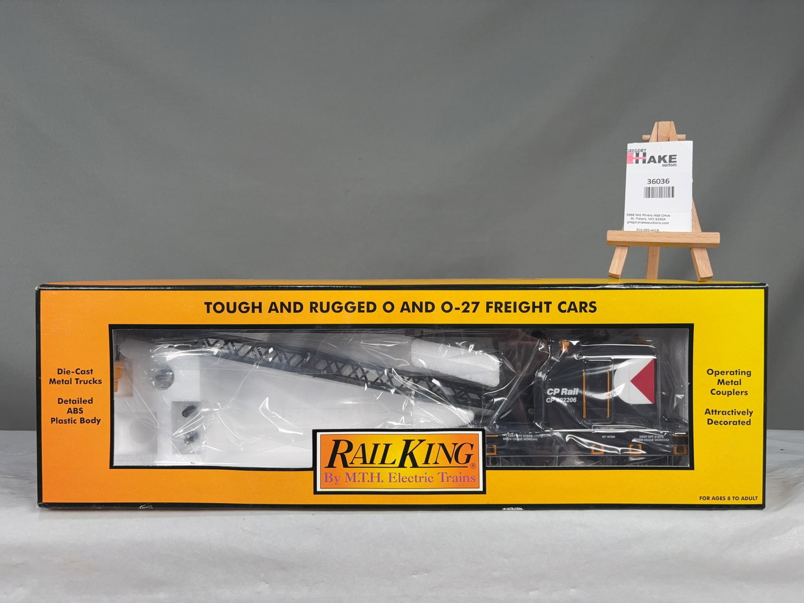 MTH Canadian Pacific American Crane Car 30-79130 w/ OB - 2