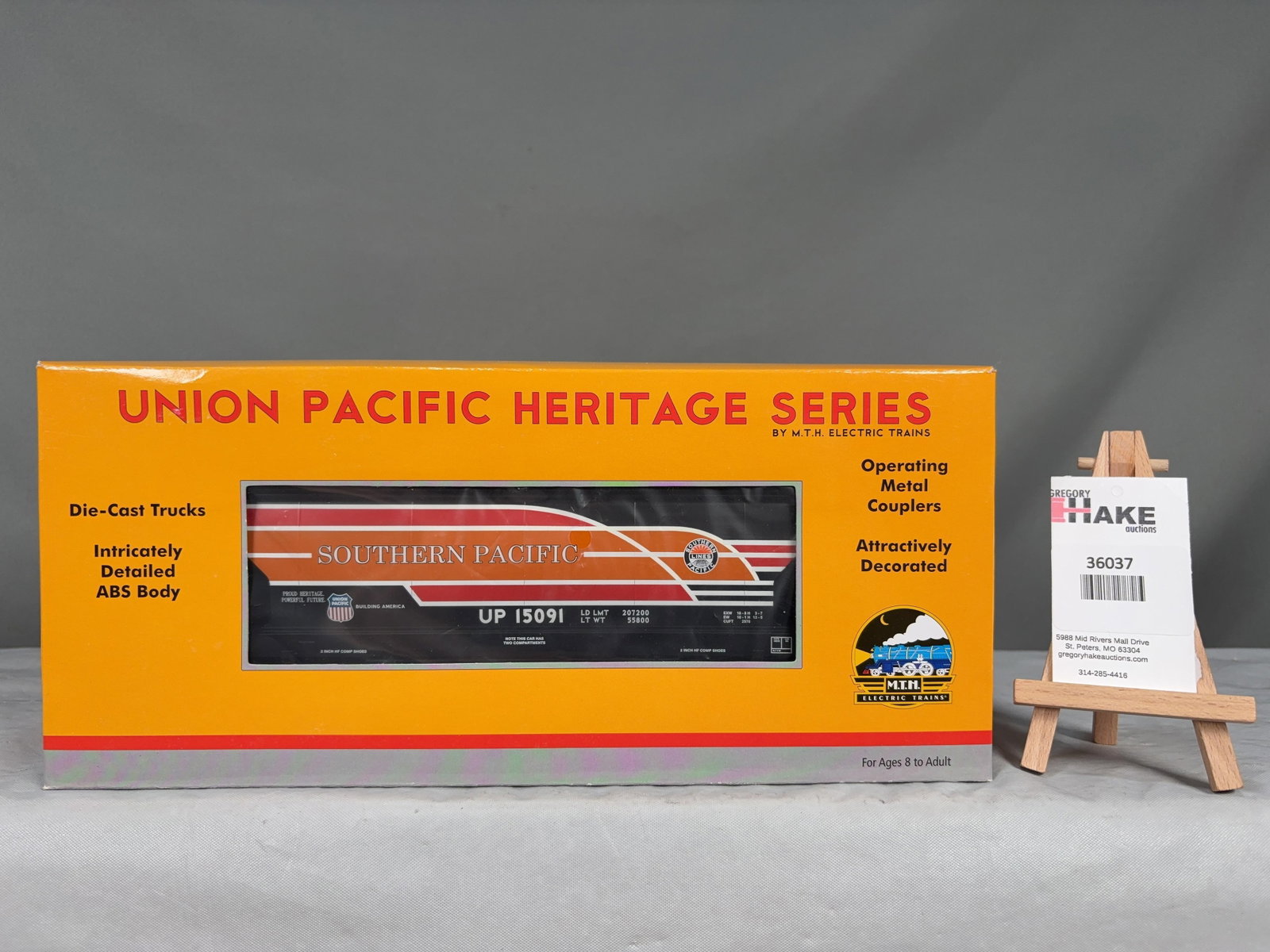 MTH Southern Pacific Heritage 2 Bay Centerflow Hopper Car 20-97652 w/ OB - 2