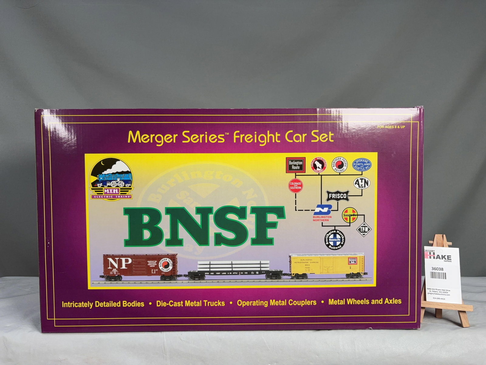MTH Burlington Northern Merger Series Set 20-90007 w/ OB - 2