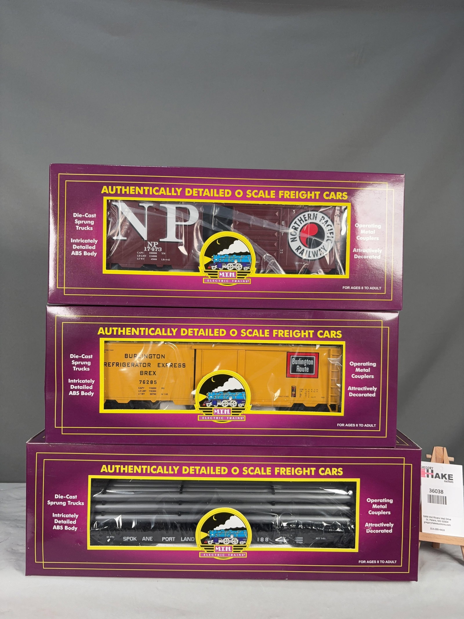 MTH Burlington Northern Merger Series Set 20-90007 w/ OB - 3