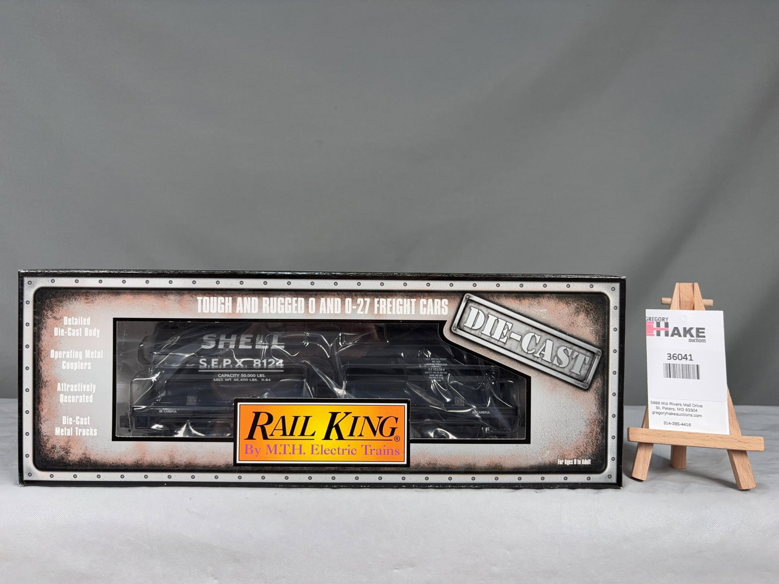 MTH Shell Die-Cast Tank Car 30-8101 w/ OB - 2
