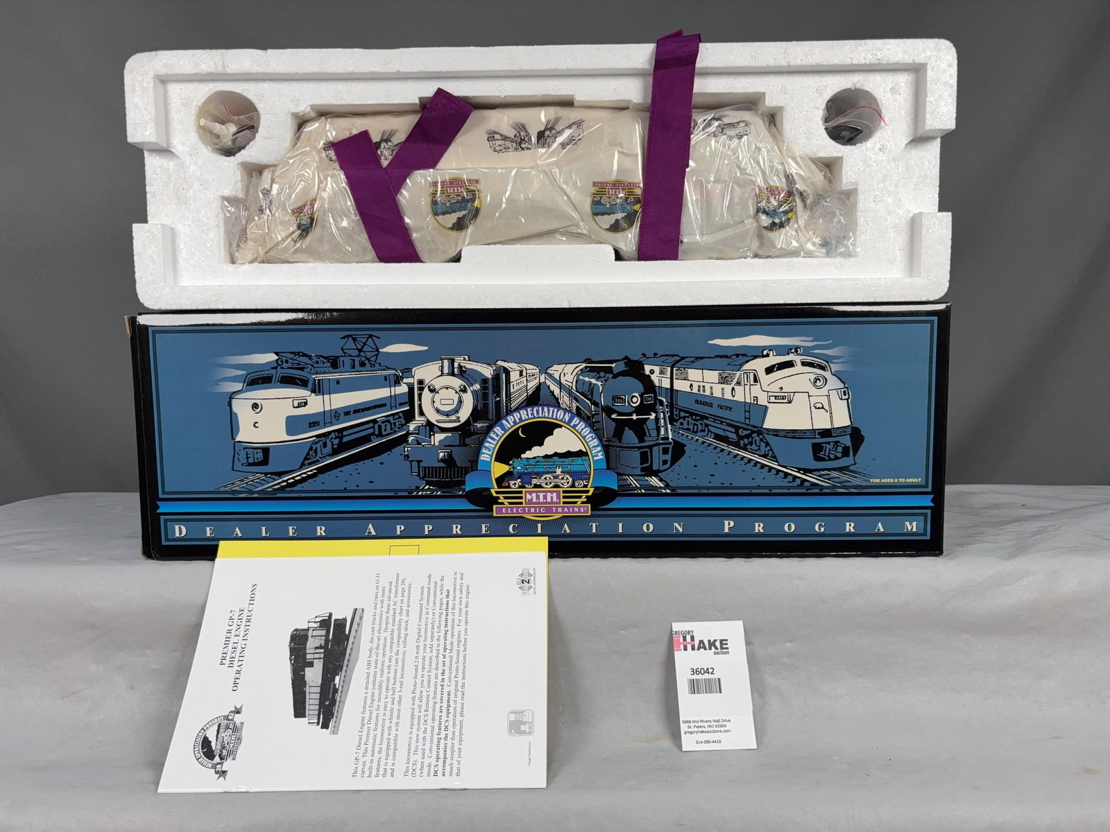 MTH Milwaukee Road GP-7 Diesel Engine w/ Proto-Sound 2.0 20-80004B w/ OB - 2