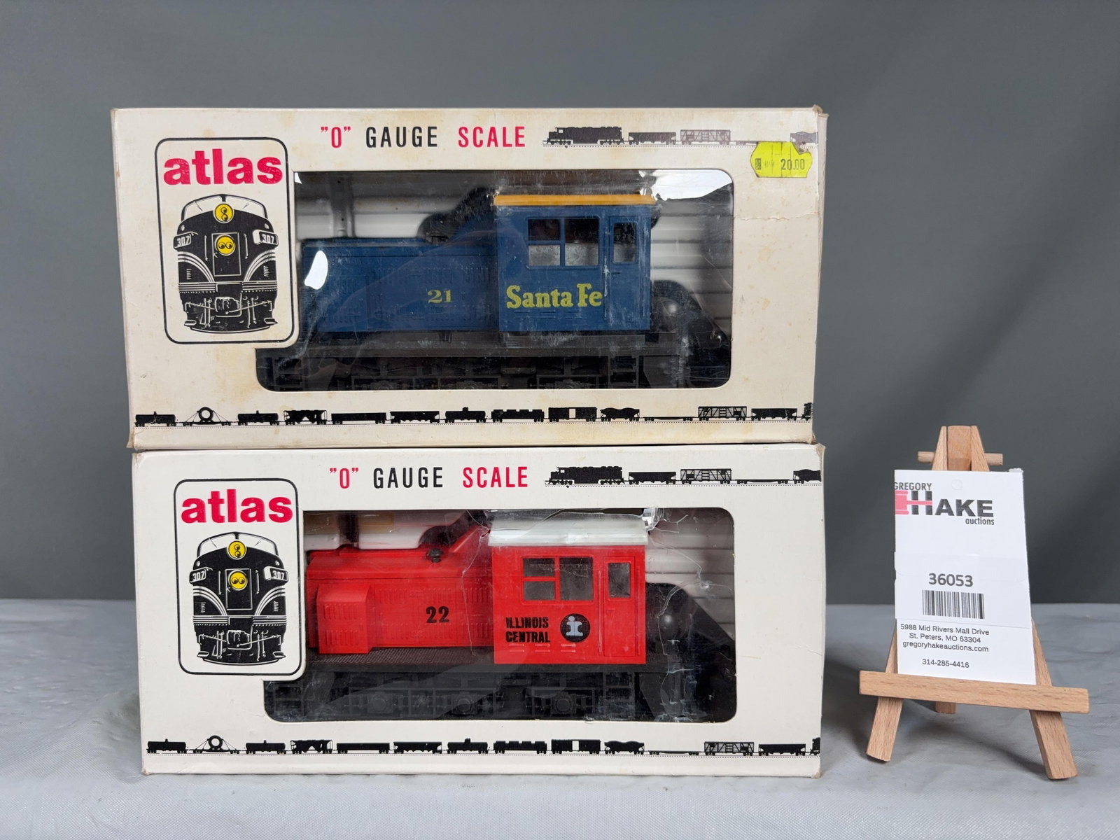 2 Atlas O Scale Cars w/OB's - 2