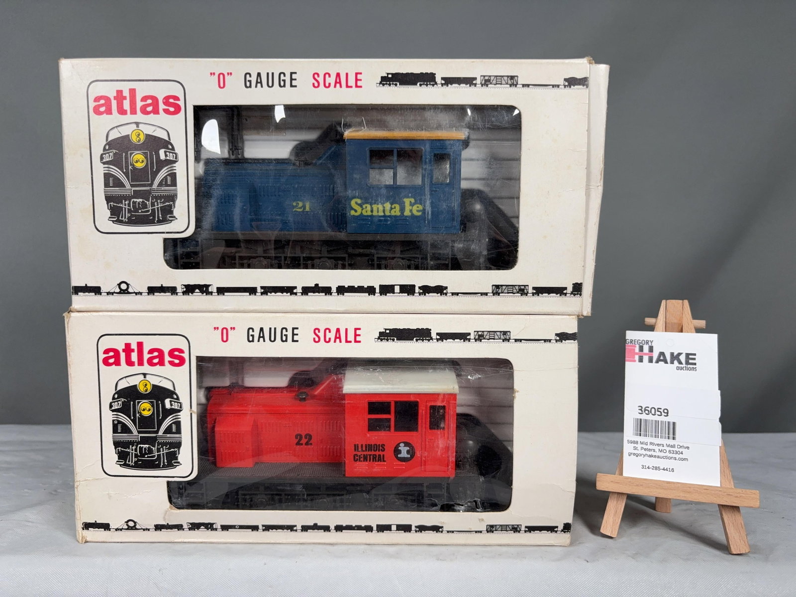 2 Atlas O Scale Cars w/OB's - 2