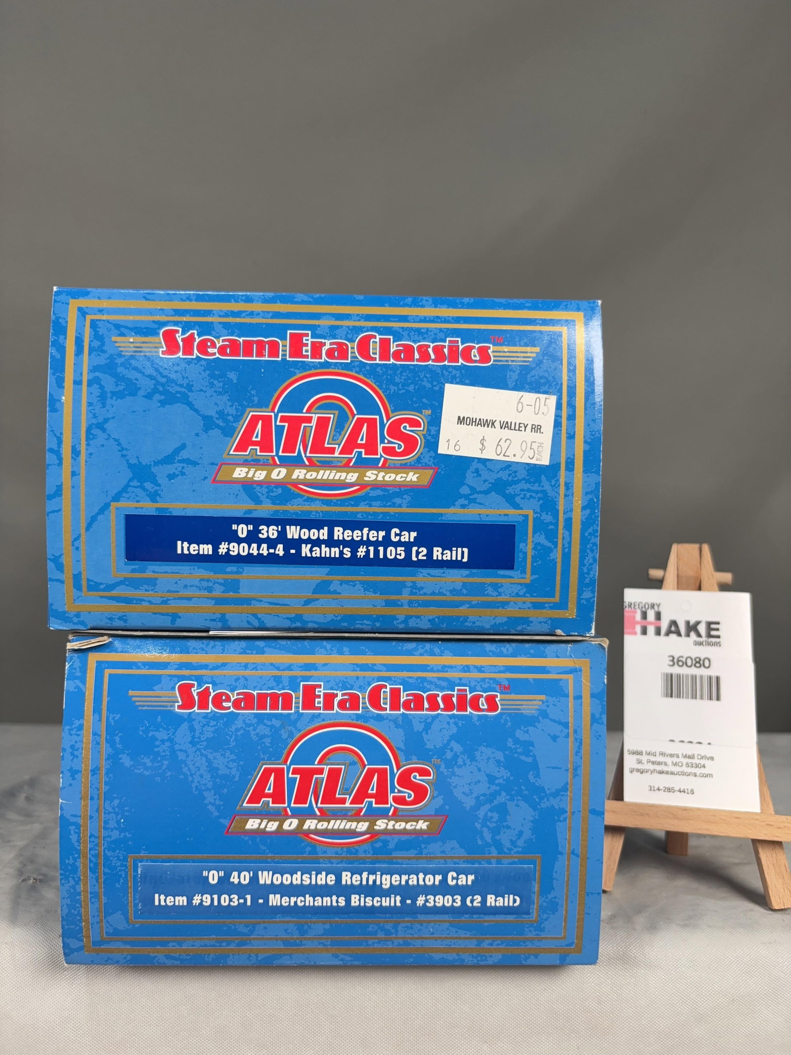 Atlas O Scale Reefer & Refrigerator Cars w/OB's (1 of 2)