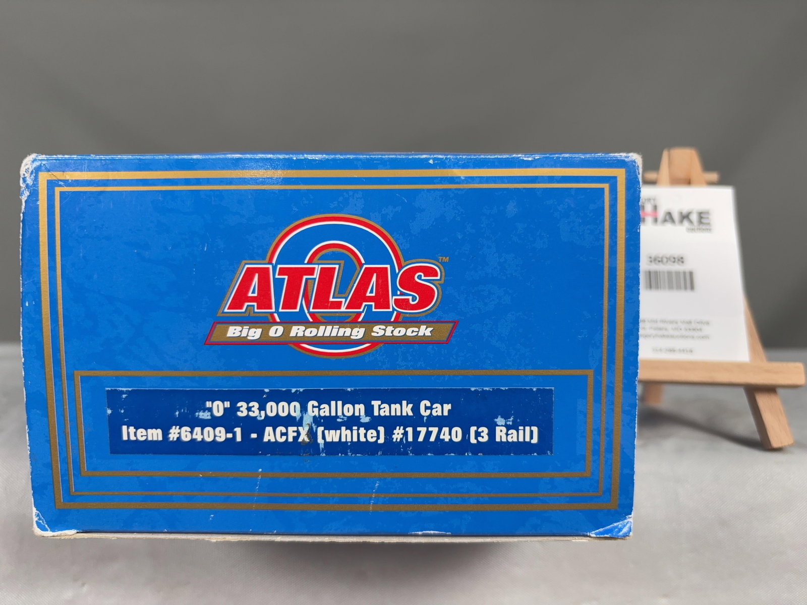Atlas O Scale ACFX 33,000 Gallon Tank Car 6409-1 w/OB's (1 of 2)