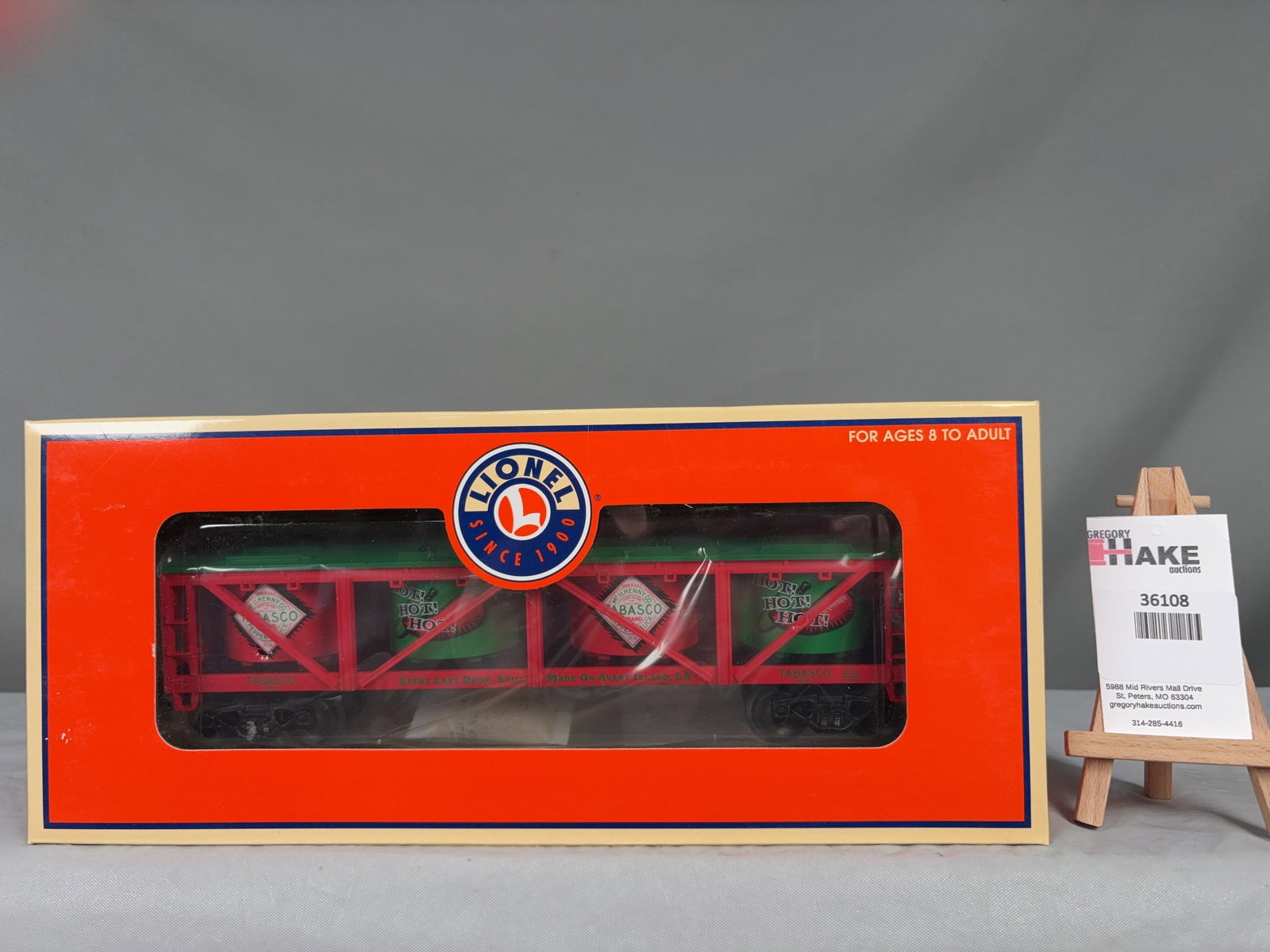 Lionel Tabasco Brand Vat Car 29412 w/ OB - 2