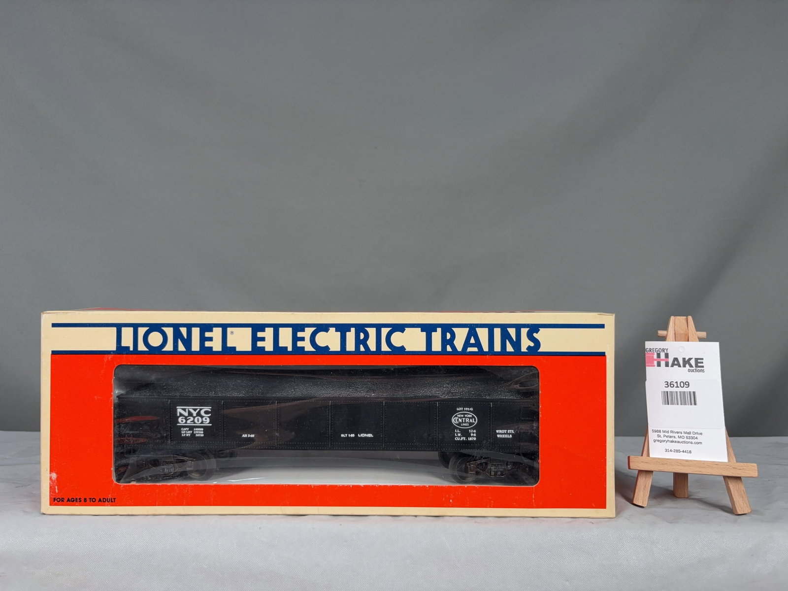Lionel New York Central Standard O Gondola w/ Coal Loader 6209 w/ OB - 2