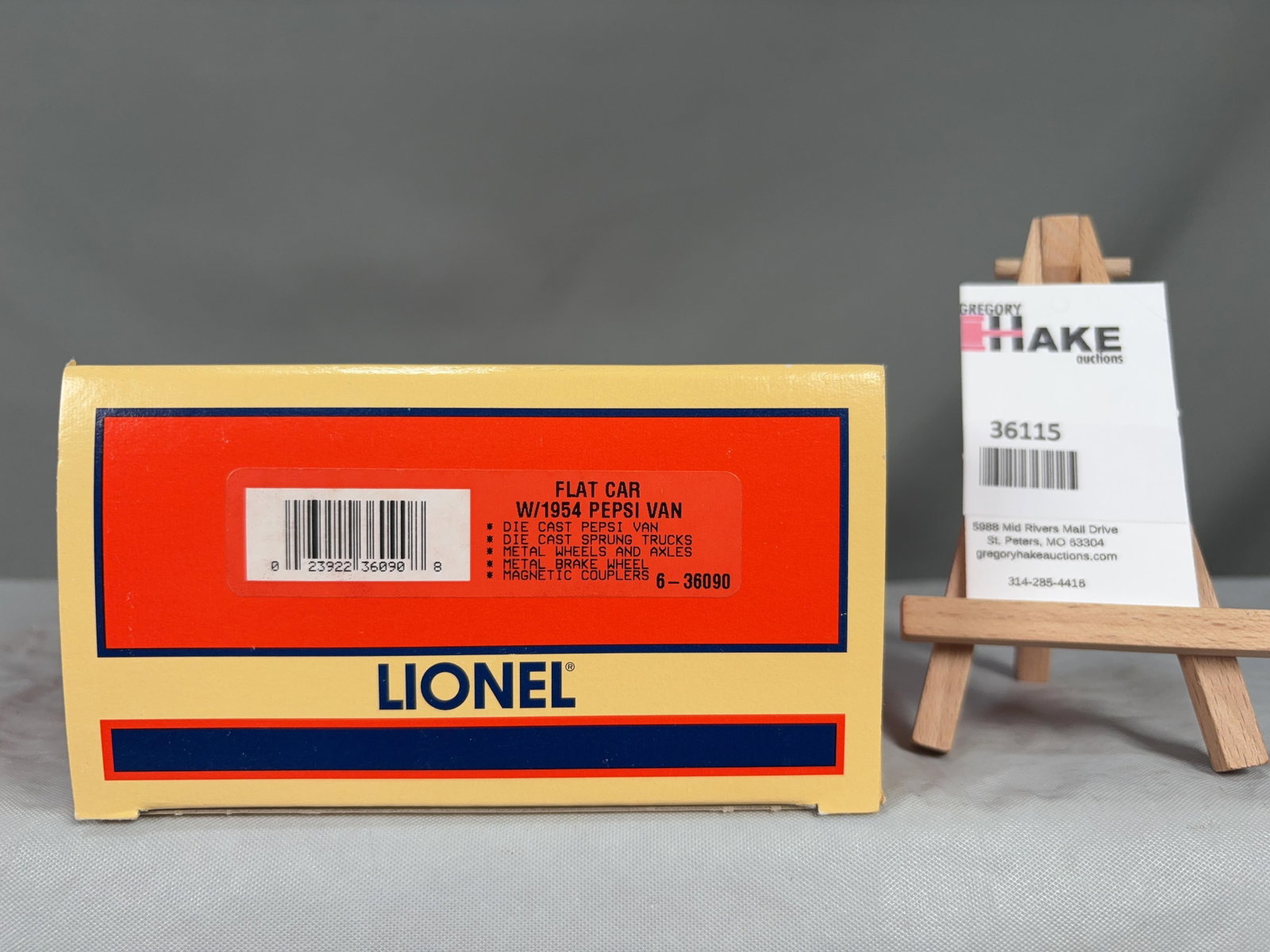 Lionel Flat Car w/1954 Pepsi Van 36090 w/ OB (1 of 2)