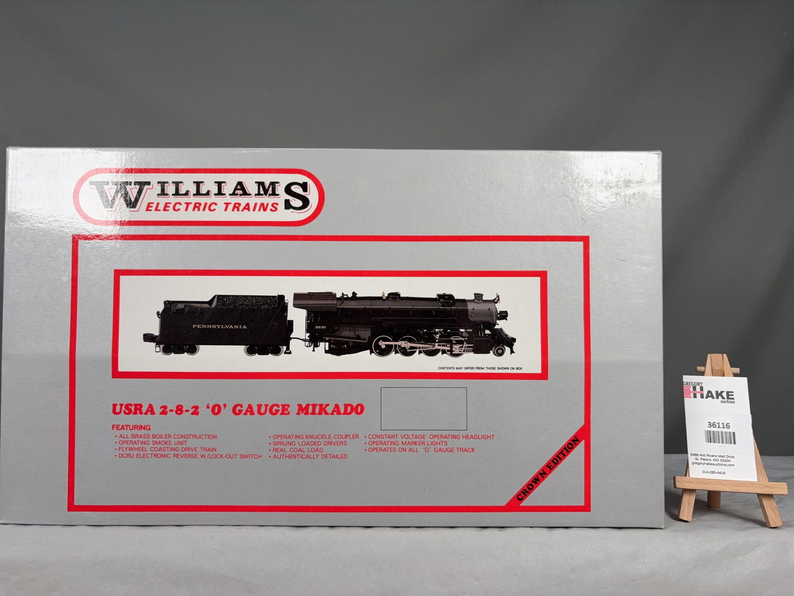Williams USRA 2-8-2 Mikado # Rail 5103 w/OB - 2