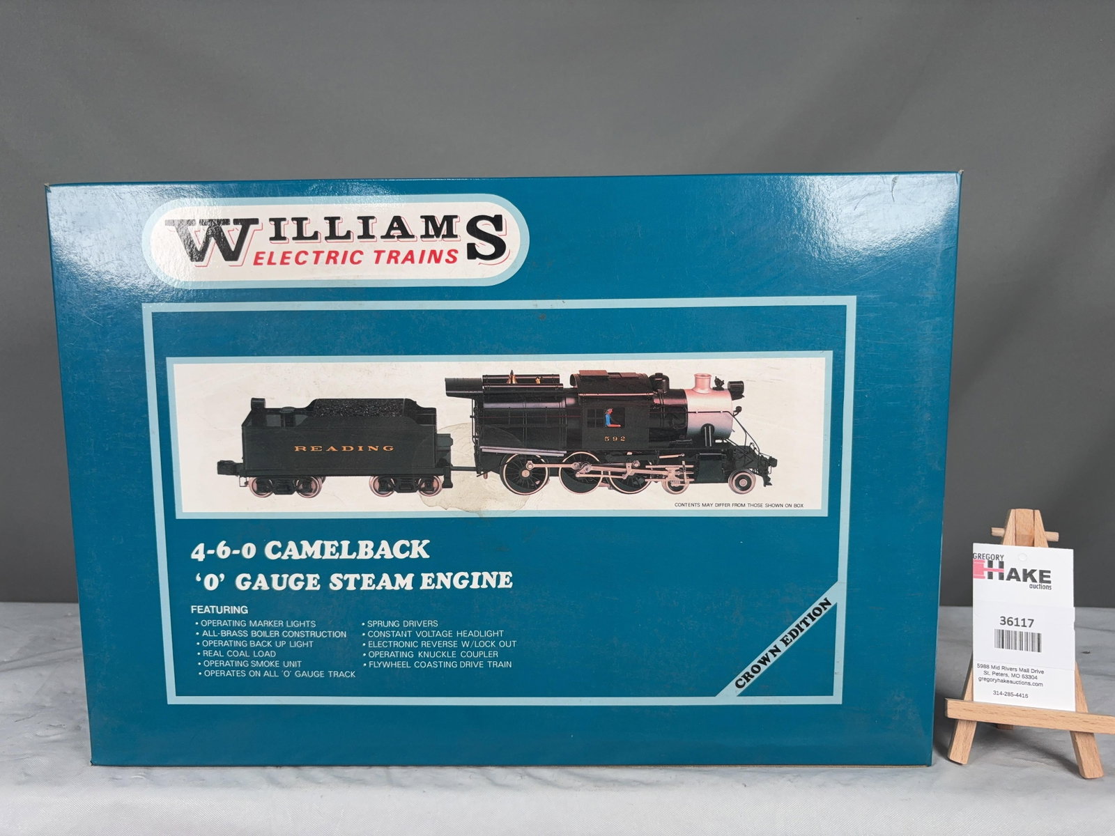 Williams Reading 3 Rail Camelback 5017 w/OB - 2
