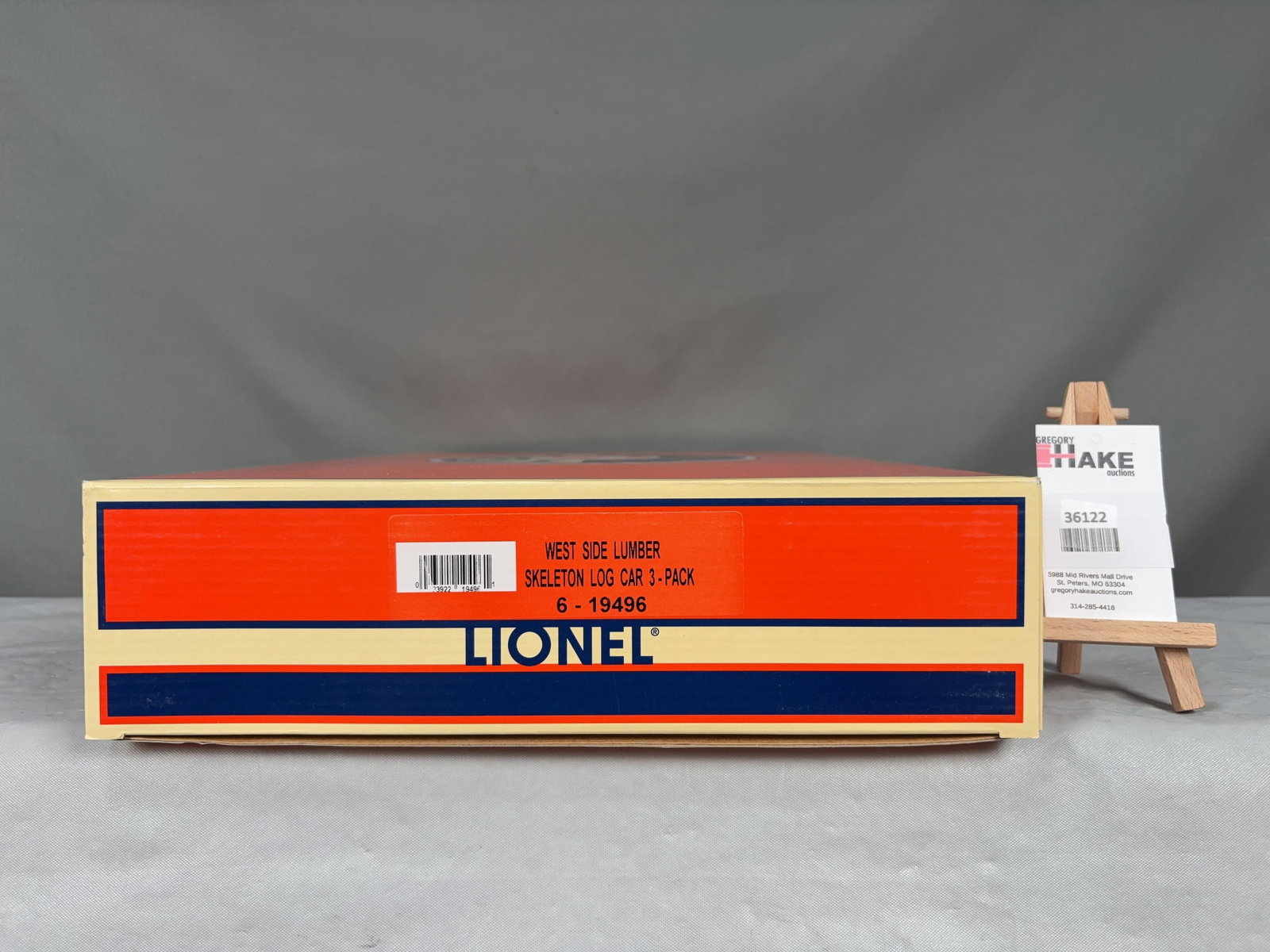 Lionel West Side Lumber Skeleton Log Car 3 Pack 19496 w/ OB (1 of 3)