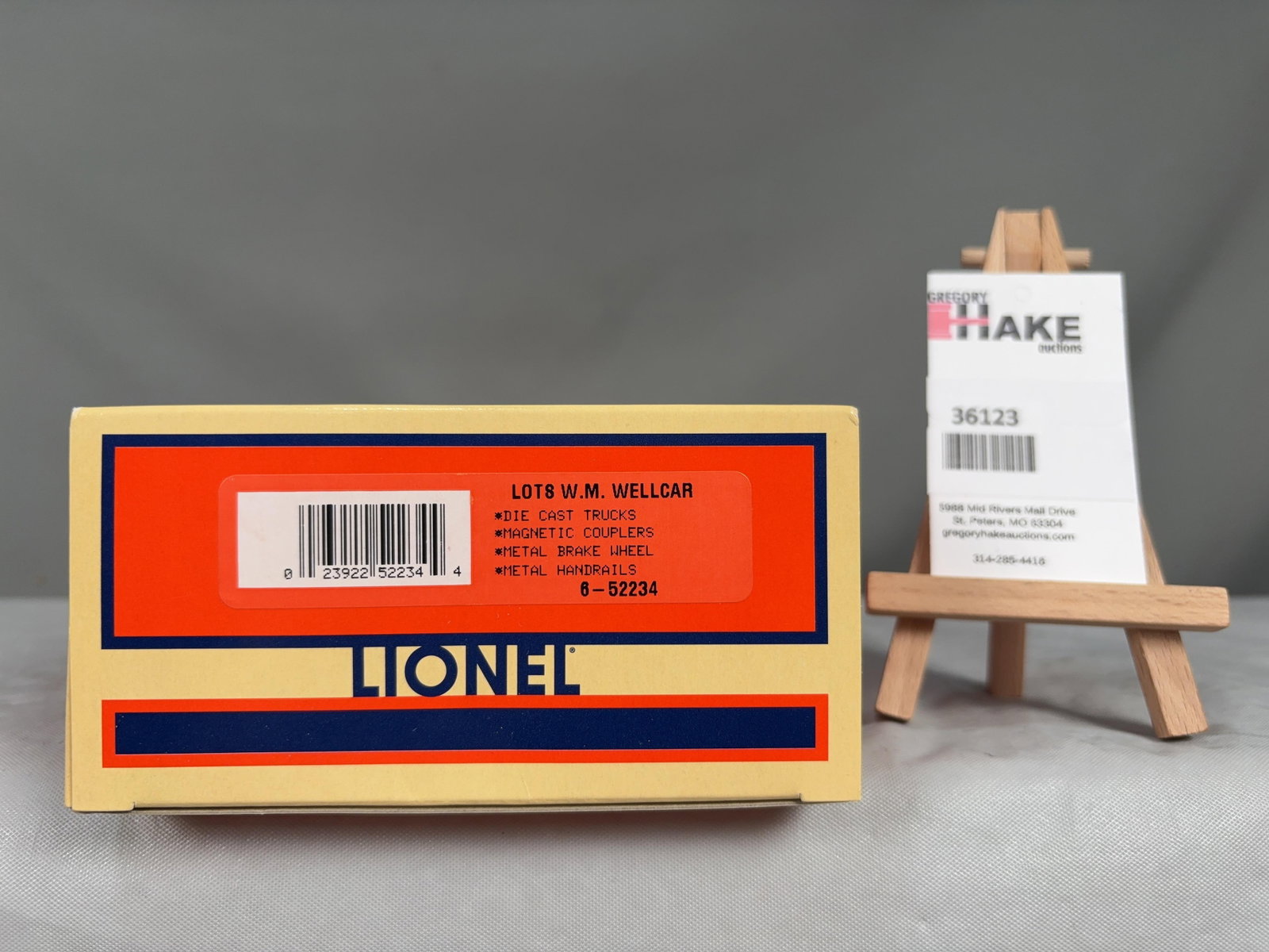 Lionel Lot 8 W.M. Wellcar 52234 w/ OB: Lionel Lot8 W.M. Wellcar 52234 w/ OB, C10 � Size 16x6x3