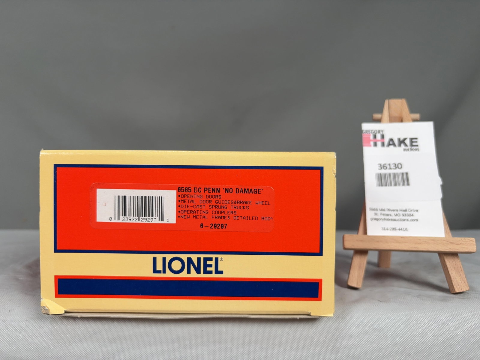 Lionel 6565 BC Penn 'No Damage' 29297 w/ OB (1 of 2)