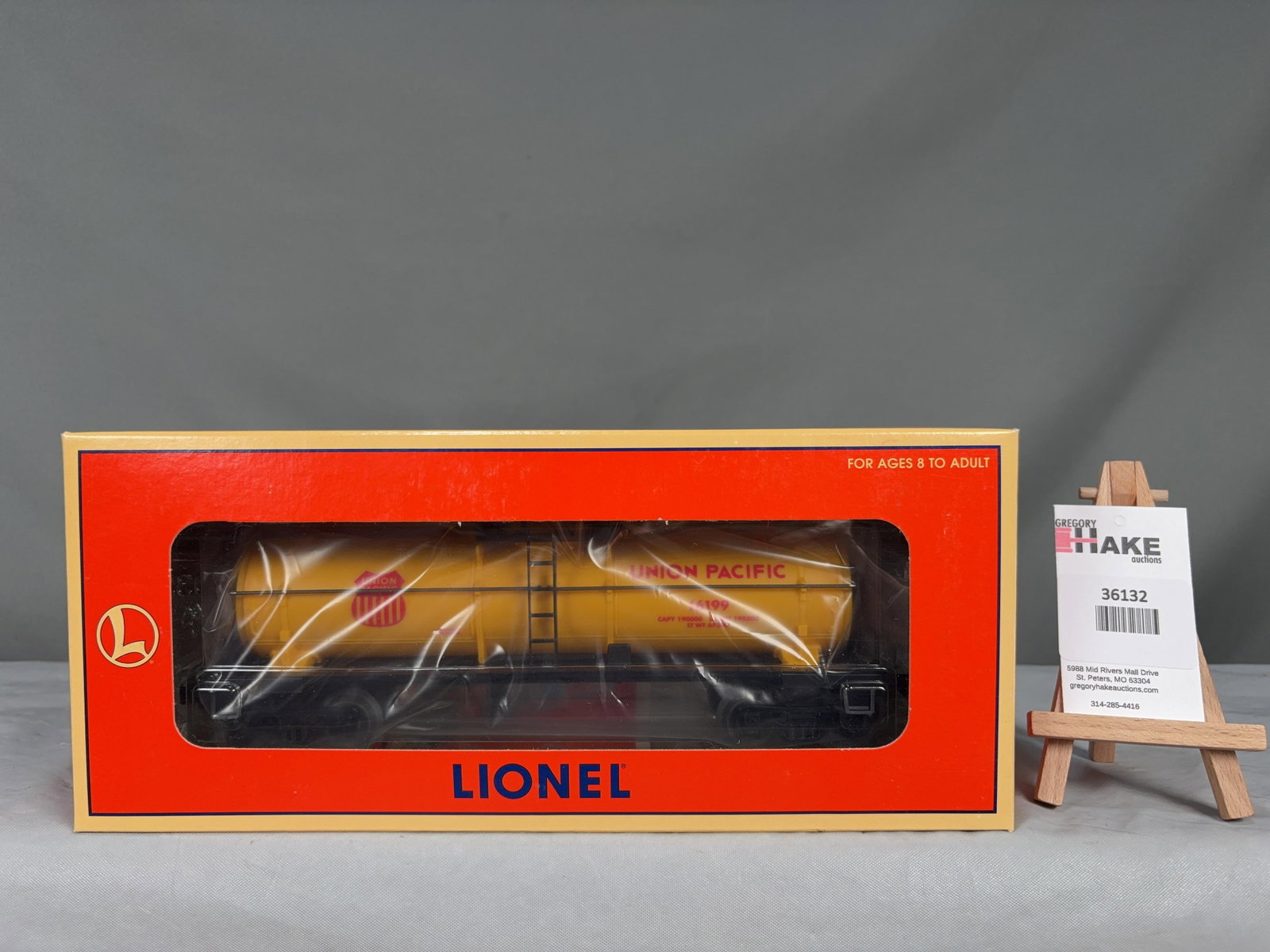 Lionel U.P. Single Dome Tank Car 16199 w/ OB - 2