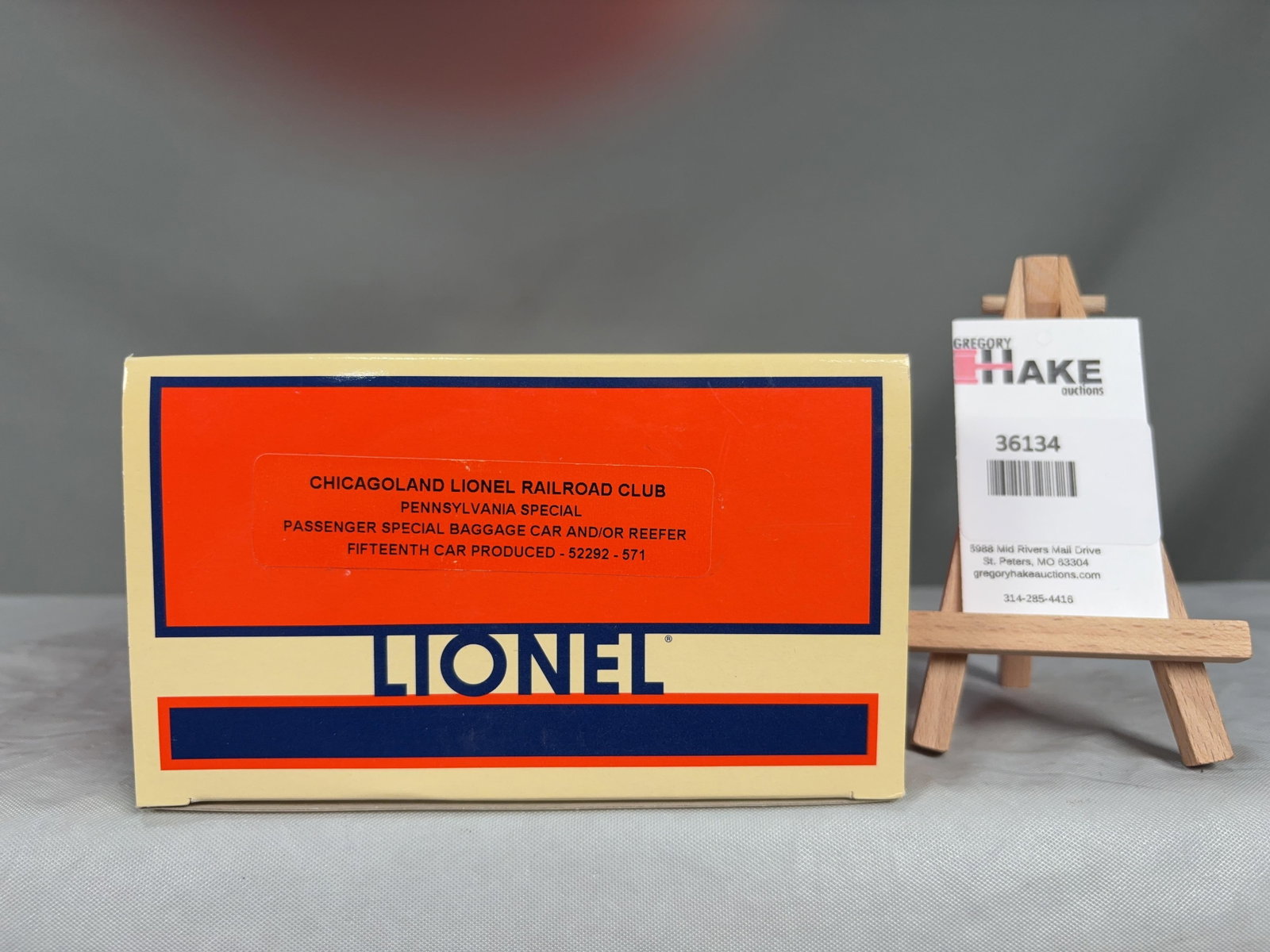 Lionel Chicagoland Railroad Club PA. Passenger Special Baggage Car and/or Reefer 52292-571 w/ OB (1 of 2)