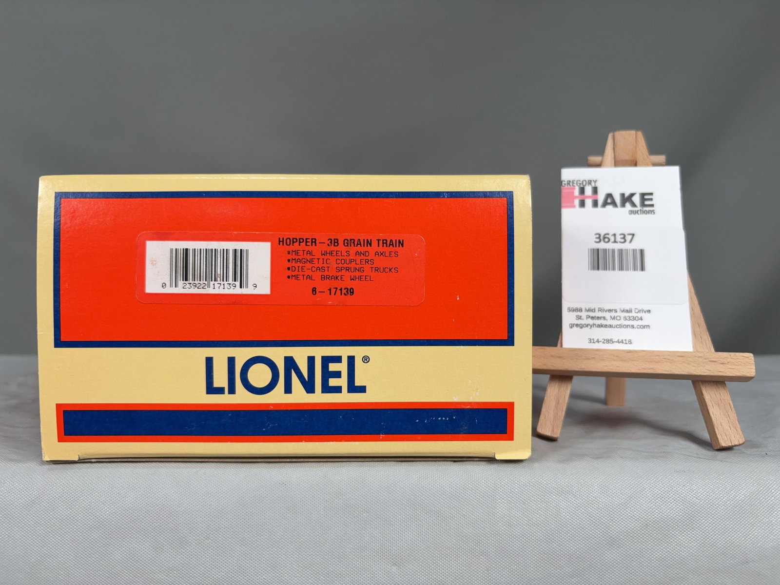 Lionel Hopper 3B Grain Train 17139 w/ OB (1 of 2)