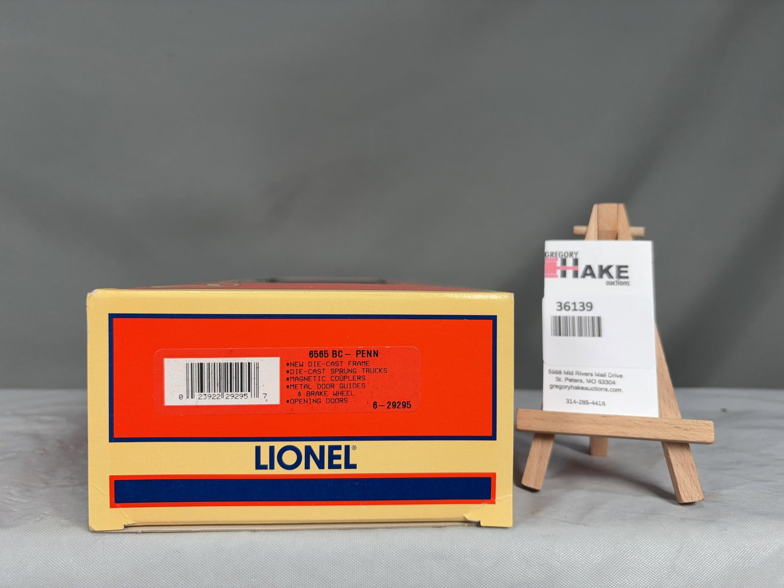 Lionel 6565 BC - Penn 29295 w/ OB: Lionel 6565 BC - Penn 29295 w/ OB, C10 � Size 14x6x4