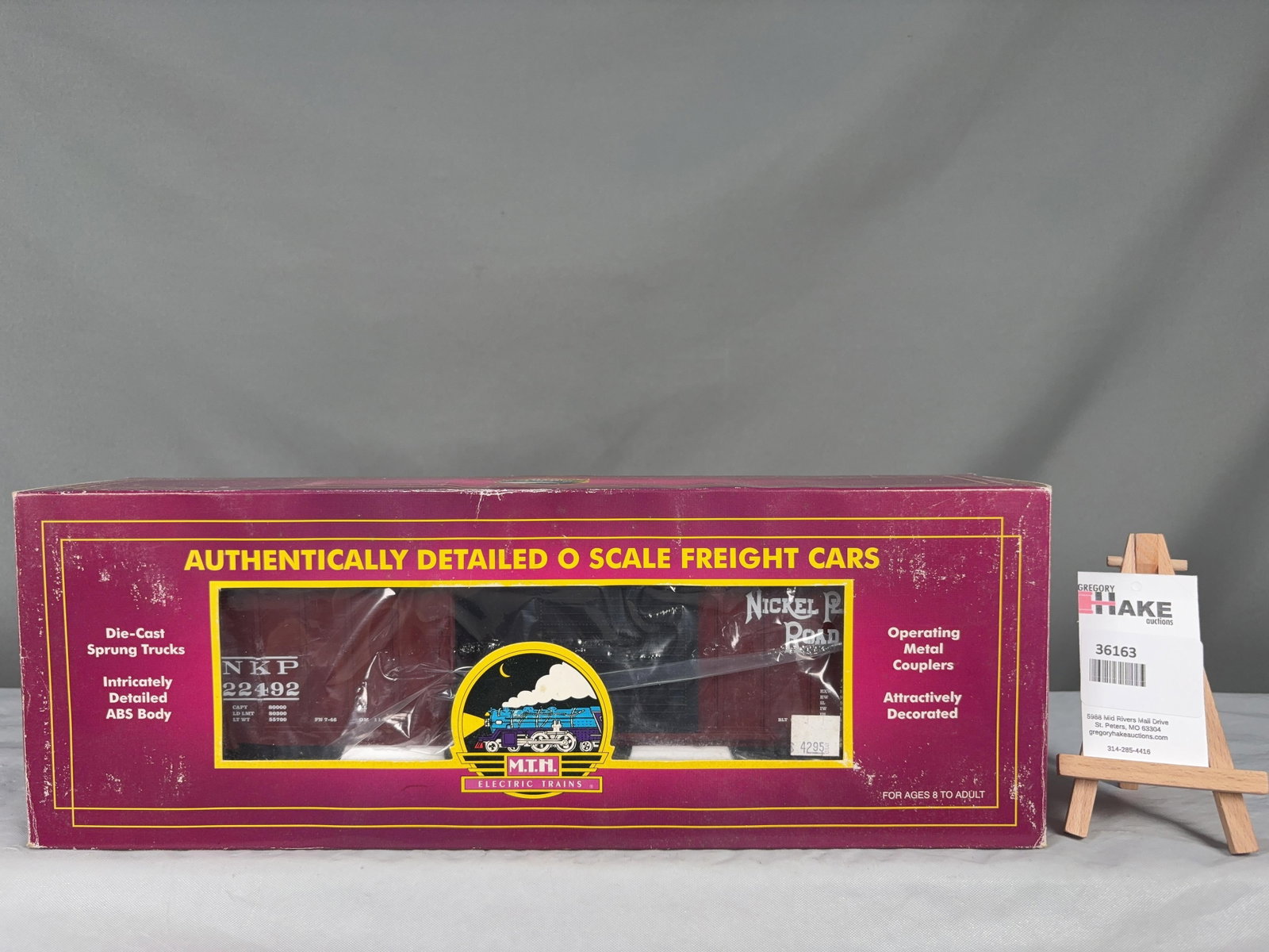 MTH Nickel Plate Road 50' Single Door Boxcar 20-93022 w/ OB - 2
