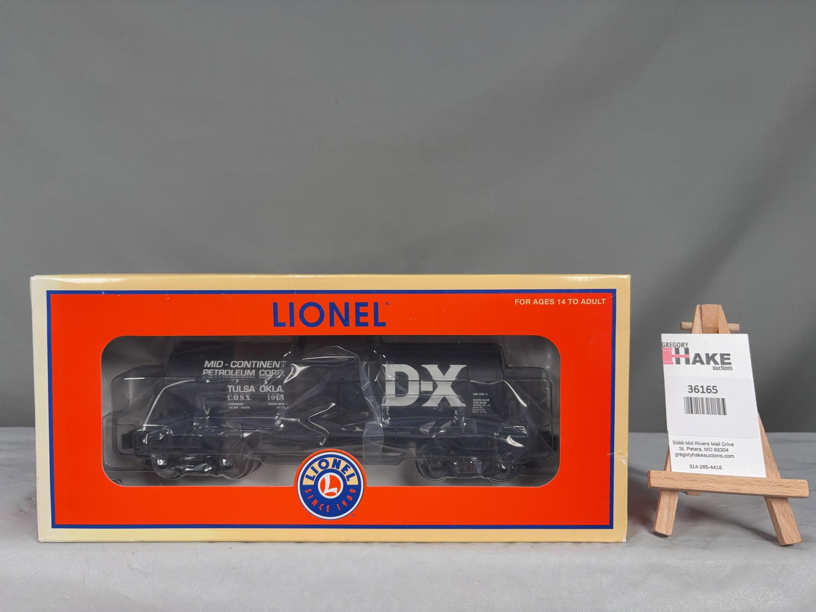 Lionel Mid-Continent 8000 Gallon Tank Car 84805 w/ OB - 2