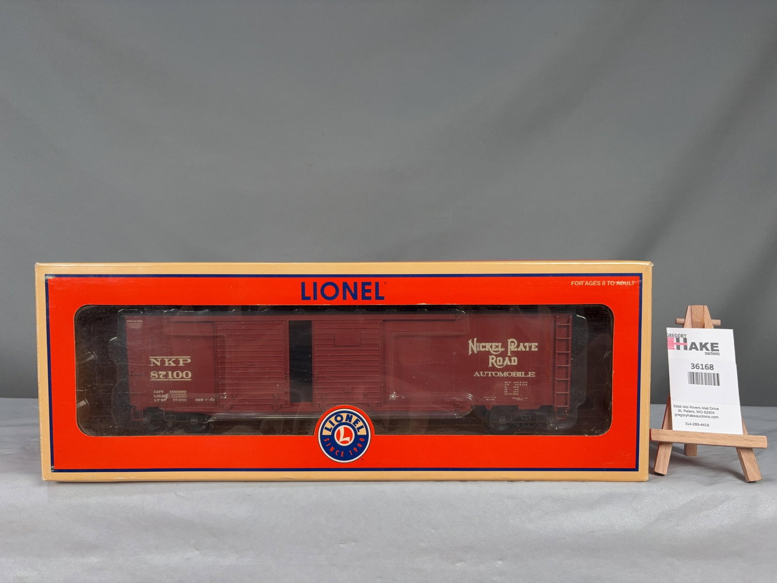 Lionel Nickel Plate Road Double Door Boxcar with End Doors 27229 w/ OB - 2