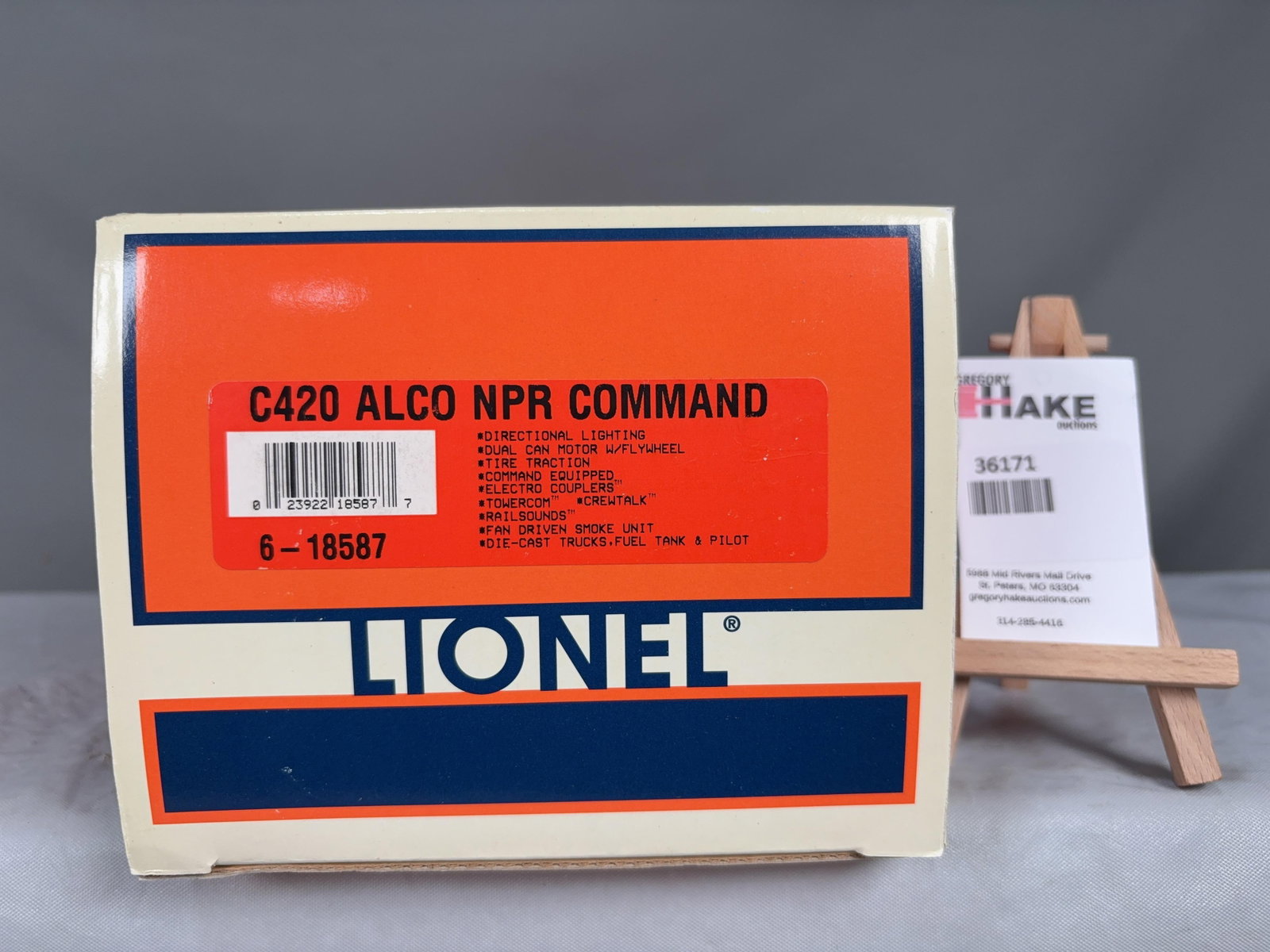 Lionel C420 Alco NPR Command 18587 w/ OB: Lionel C420 Alco NPR Command 18587 w/ OB, C9. � Size 18x7x5