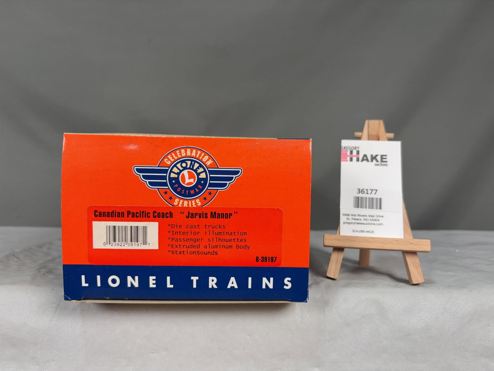 Lionel Canadian Pacific Coach "Jarvis Manor" 39197 w/ OB (1 of 2)