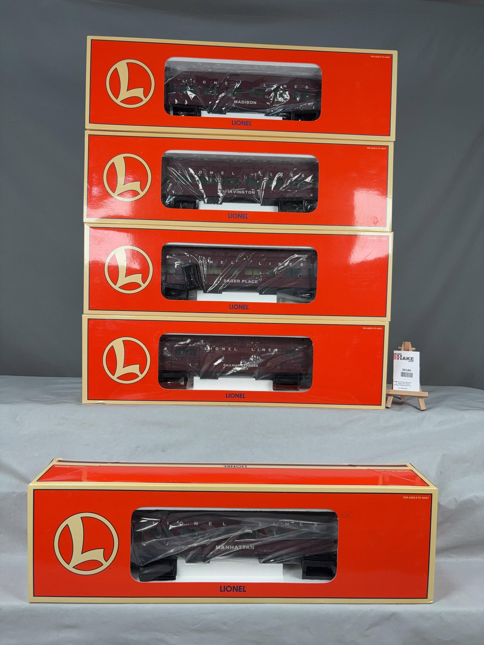 Lionel Lines Set of 5 Cars 15400, 15401, 15402, 15403, 15404 w/ OB - 2