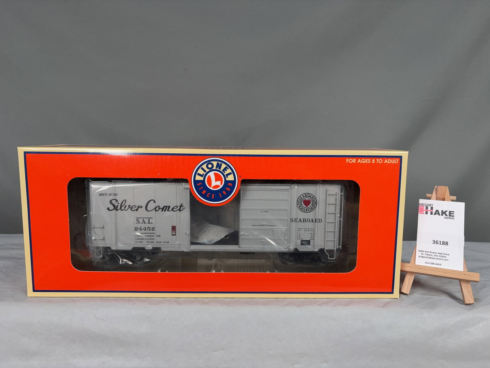 Lionel Seaboard PS-1 Boxcar 17290 w/ OB - 2