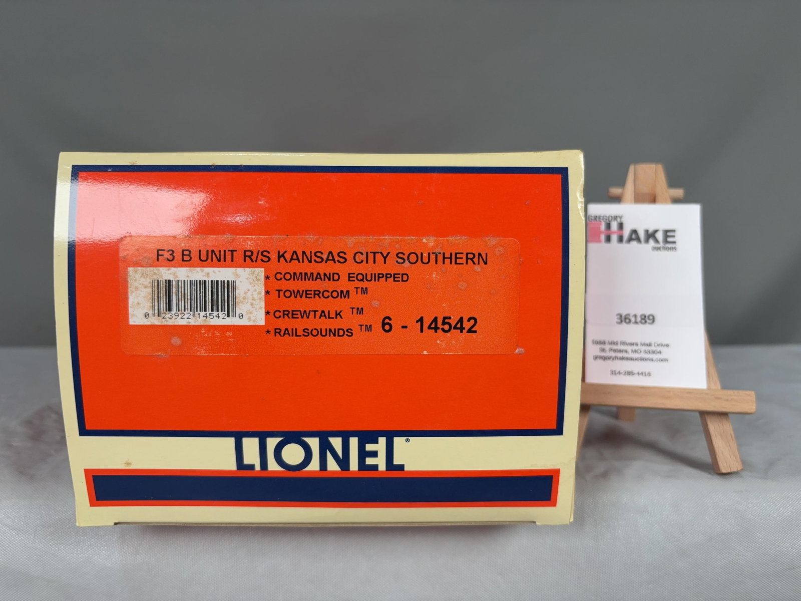 Lionel F-3 B Unit R/S Kansas City Southern 14542 w/ OB (1 of 3)