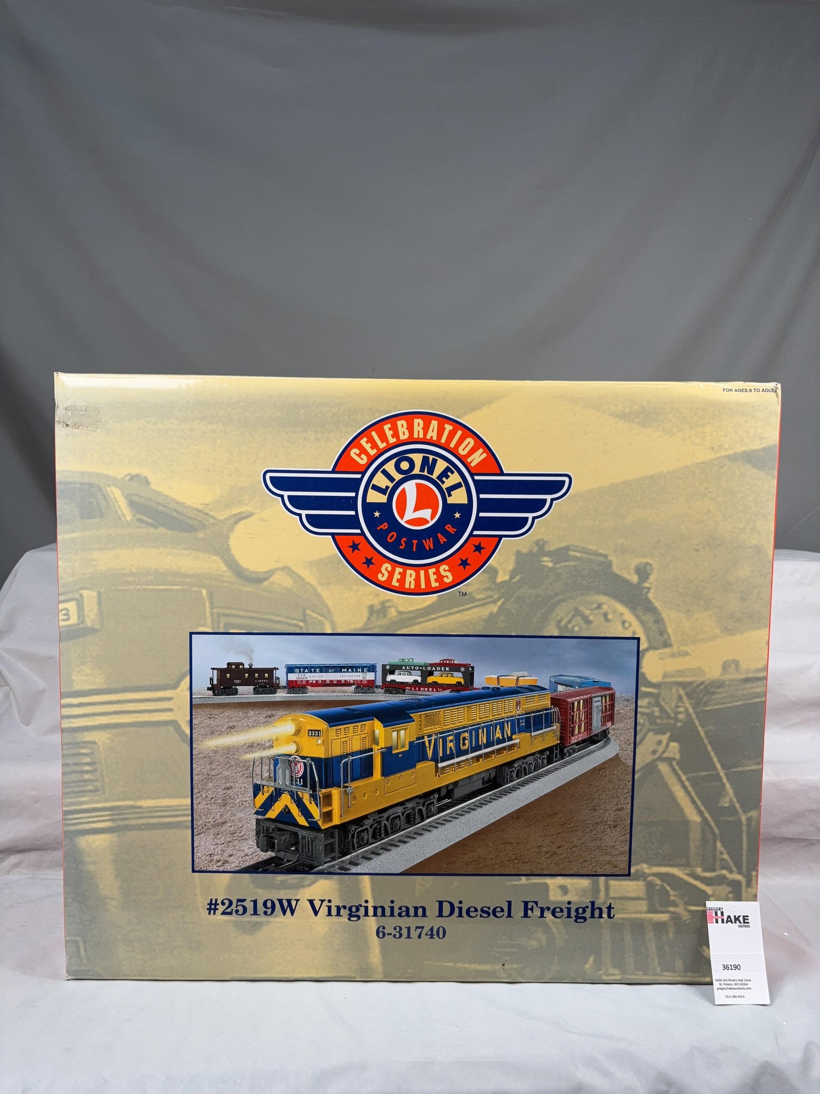 Lionel LTI 6-31740 Postwar Celebration Series #2519W Virginian Diesel Freight Set w/ OB - 2