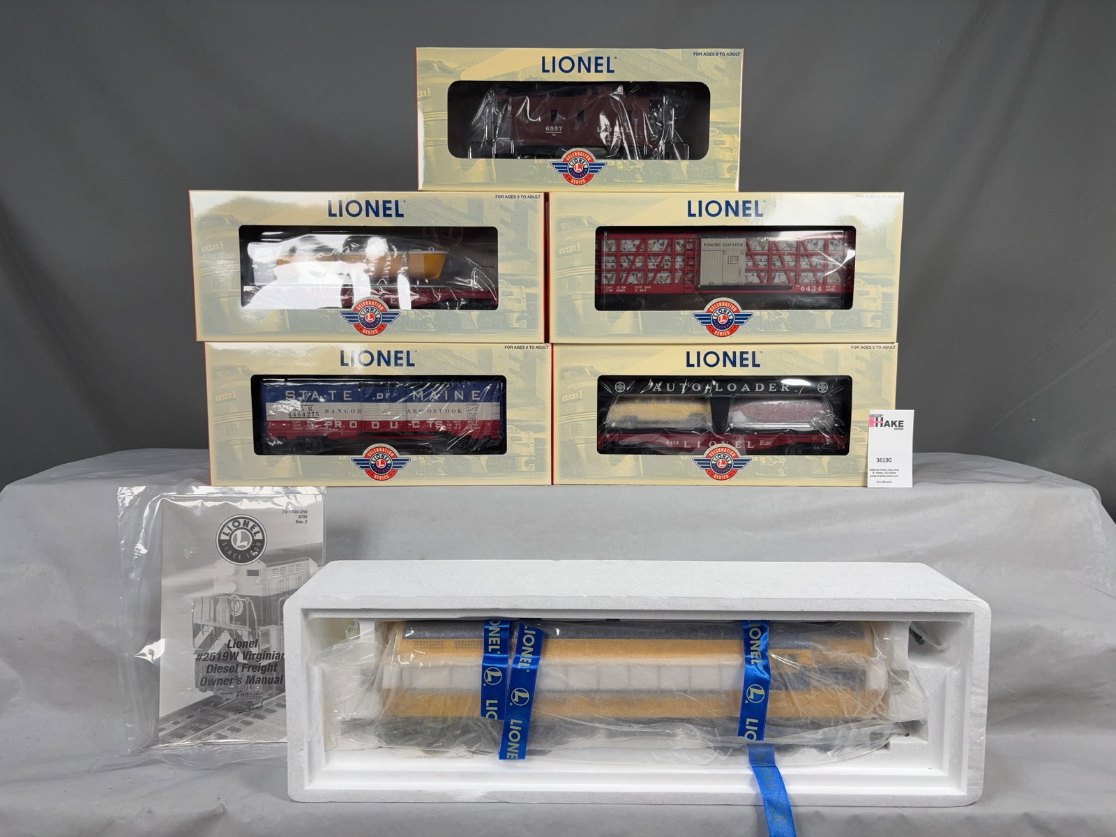 Lionel LTI 6-31740 Postwar Celebration Series #2519W Virginian Diesel Freight Set w/ OB - 3