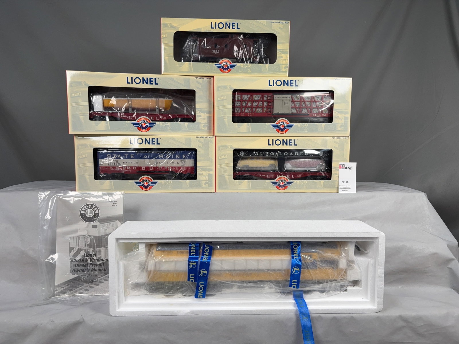 Lionel LTI 6-31740 Postwar Celebration Series #2519W Virginian Diesel Freight Set w/ OB - 4