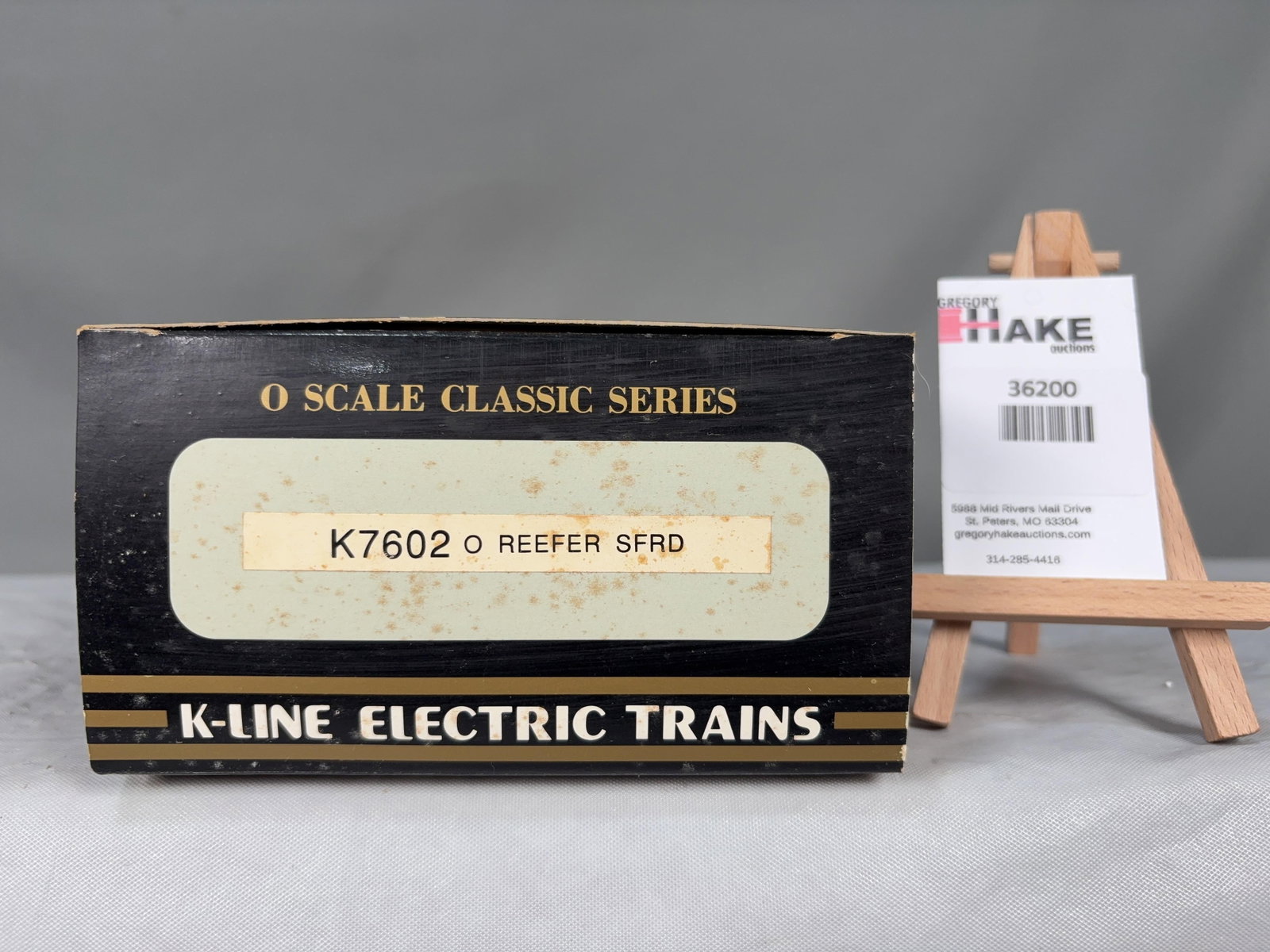 K-Line O Scale Reefer SFRD K7602 w/OB (1 of 2)
