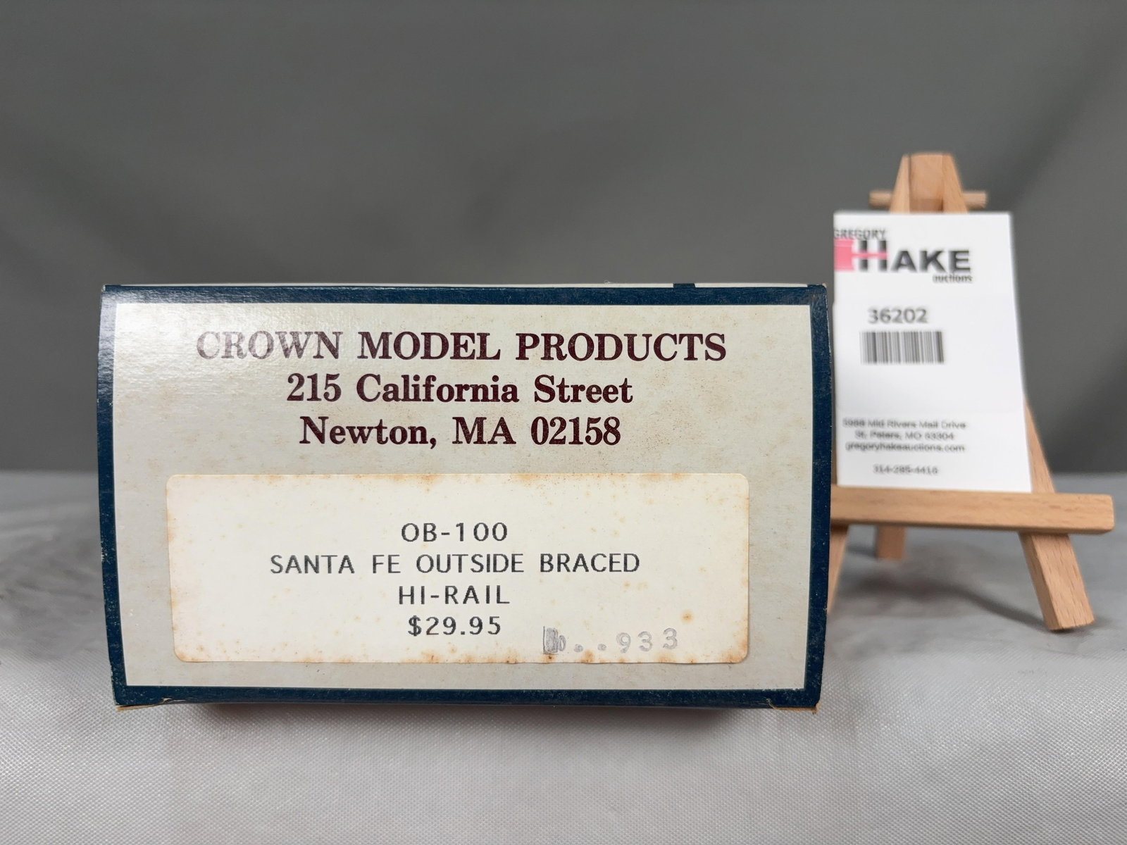 Crown Model Products Santa Fe Outside Braced Hi Rail OB-100 w/OB (1 of 2)