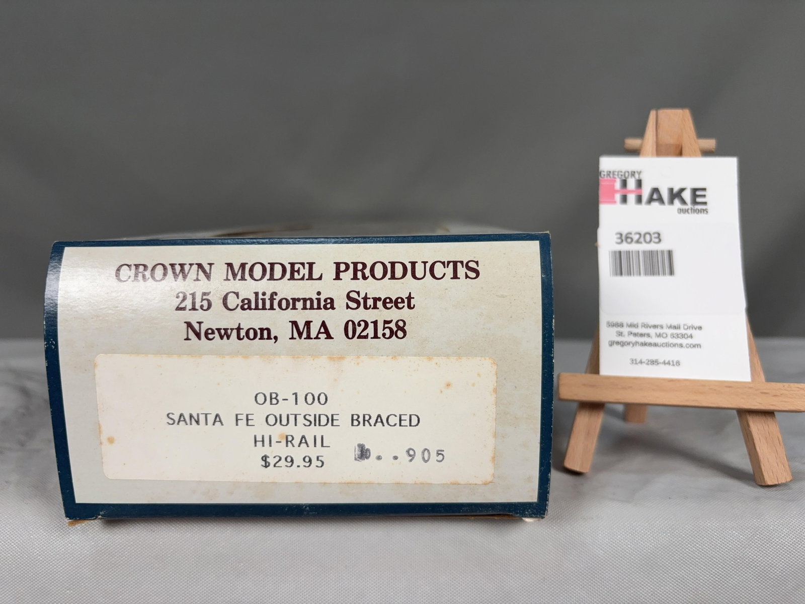 Crown Model Products Santa Fe Outside Braced Hi Rail OB-100 w/OB (1 of 2)