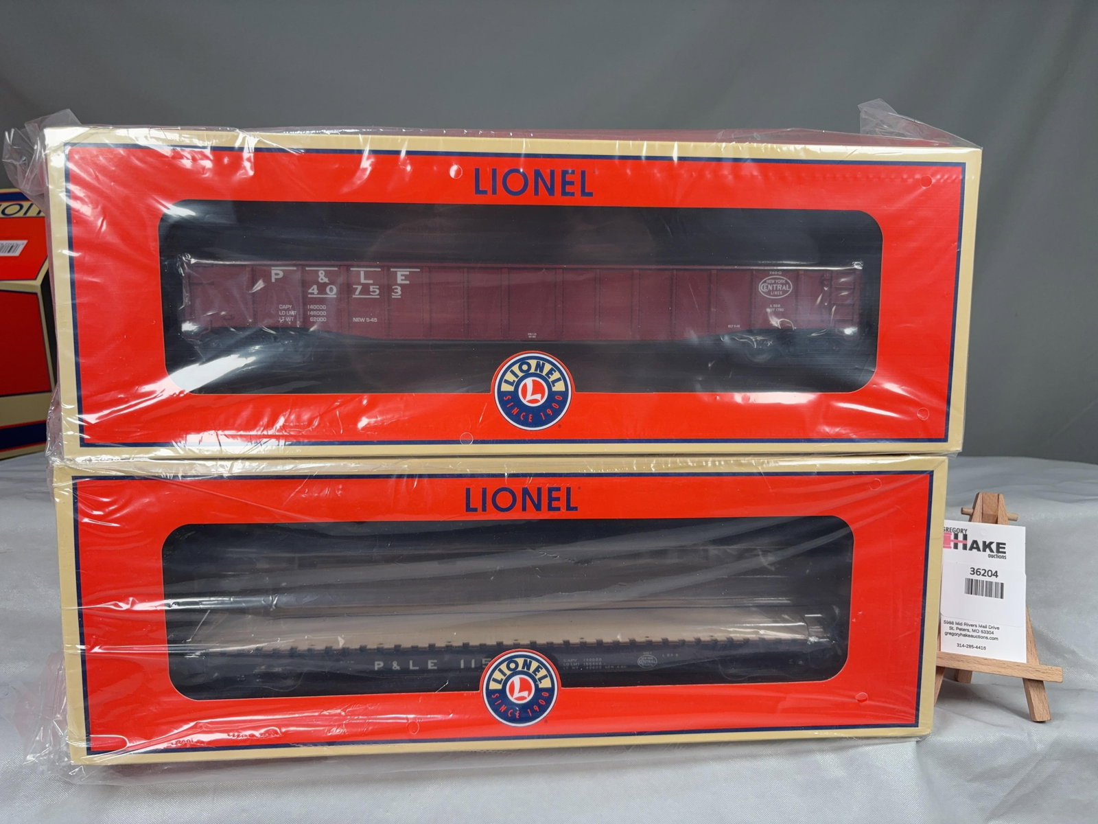 Lionel P&LE Flatcar and Pipe Load Set 82661 w/ OB - 3