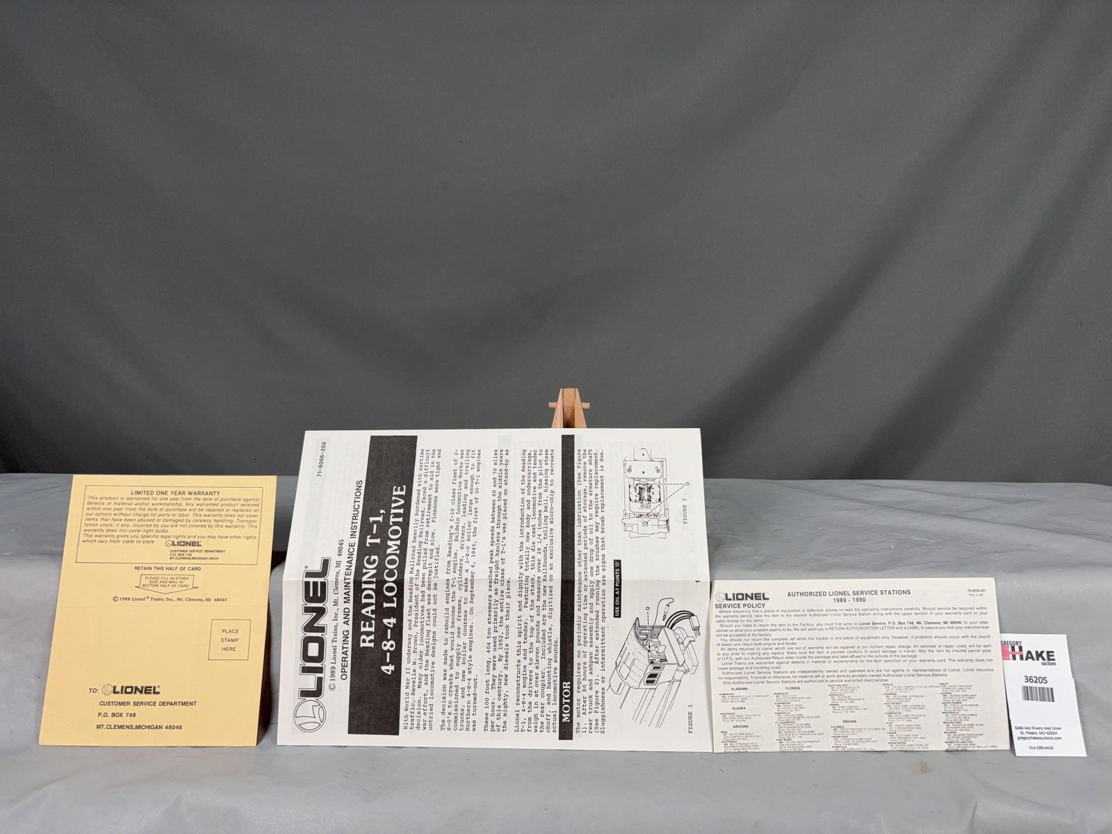 Lionel Reading T-1 4-8-4 Steam Locomotive 18006 w/OB - 3