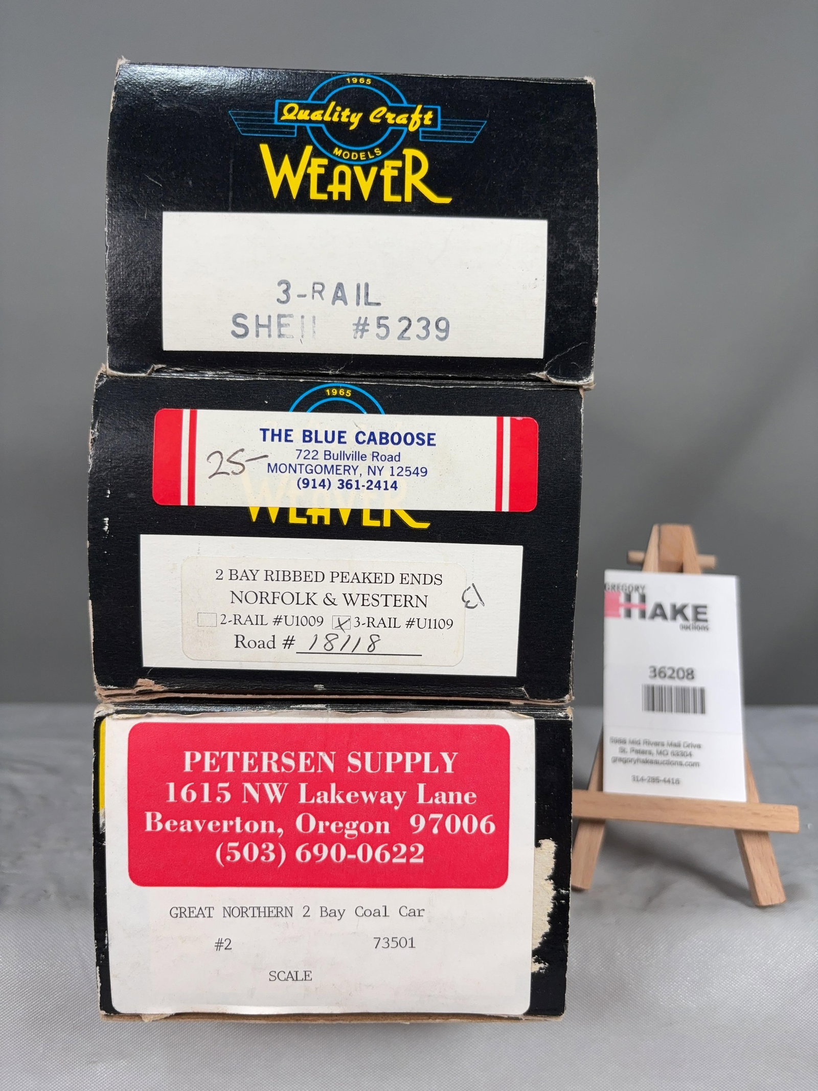 Weaver Set of 3 Cars w/OB's (1 of 2)