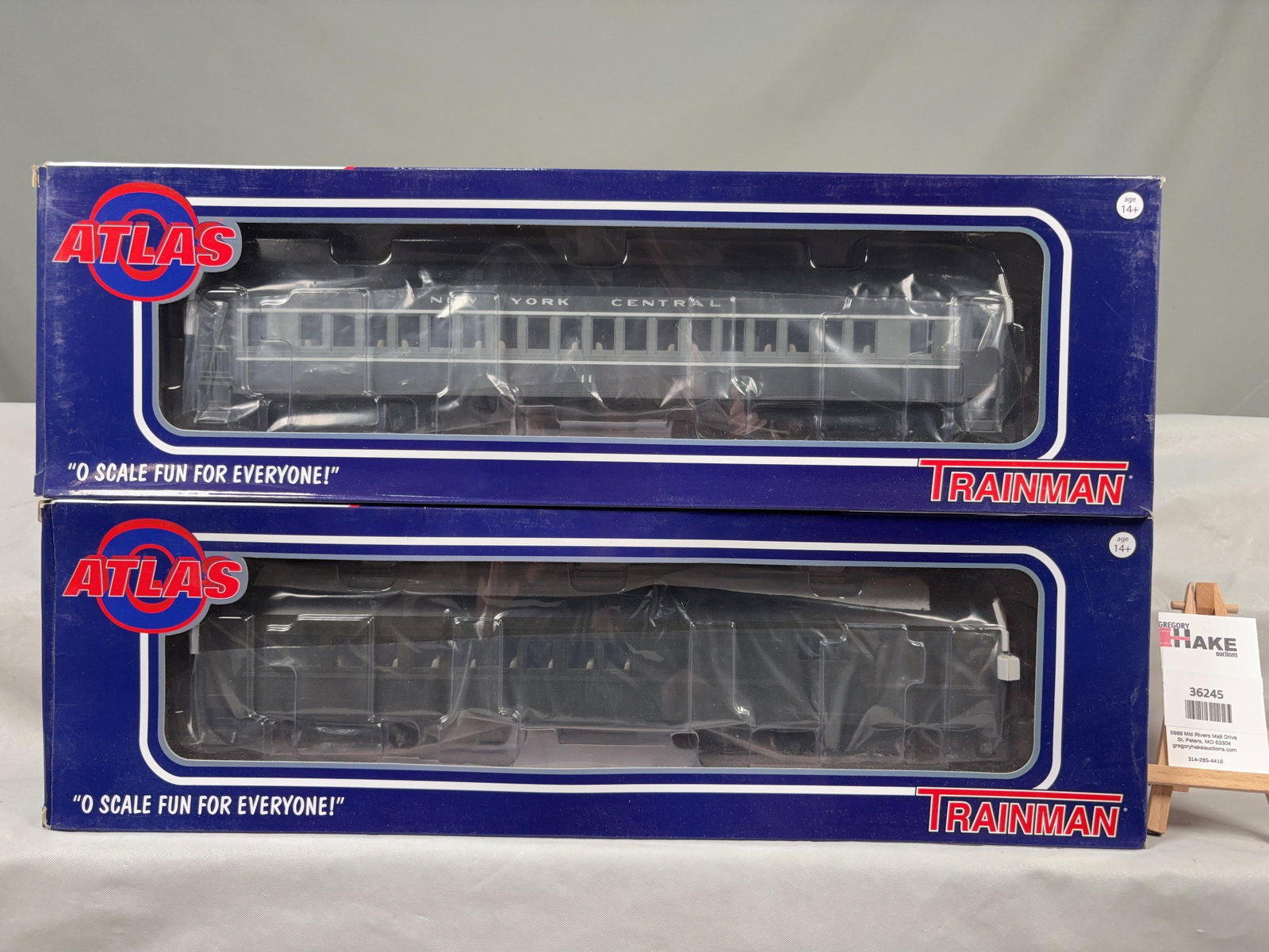 2 Atlas O Scale Cars w/OB's - 2