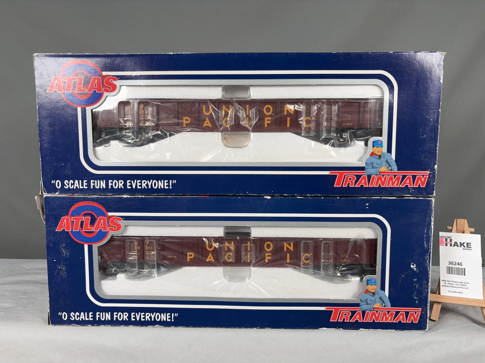 2 Atlas O Scale Cars w/OB's - 2