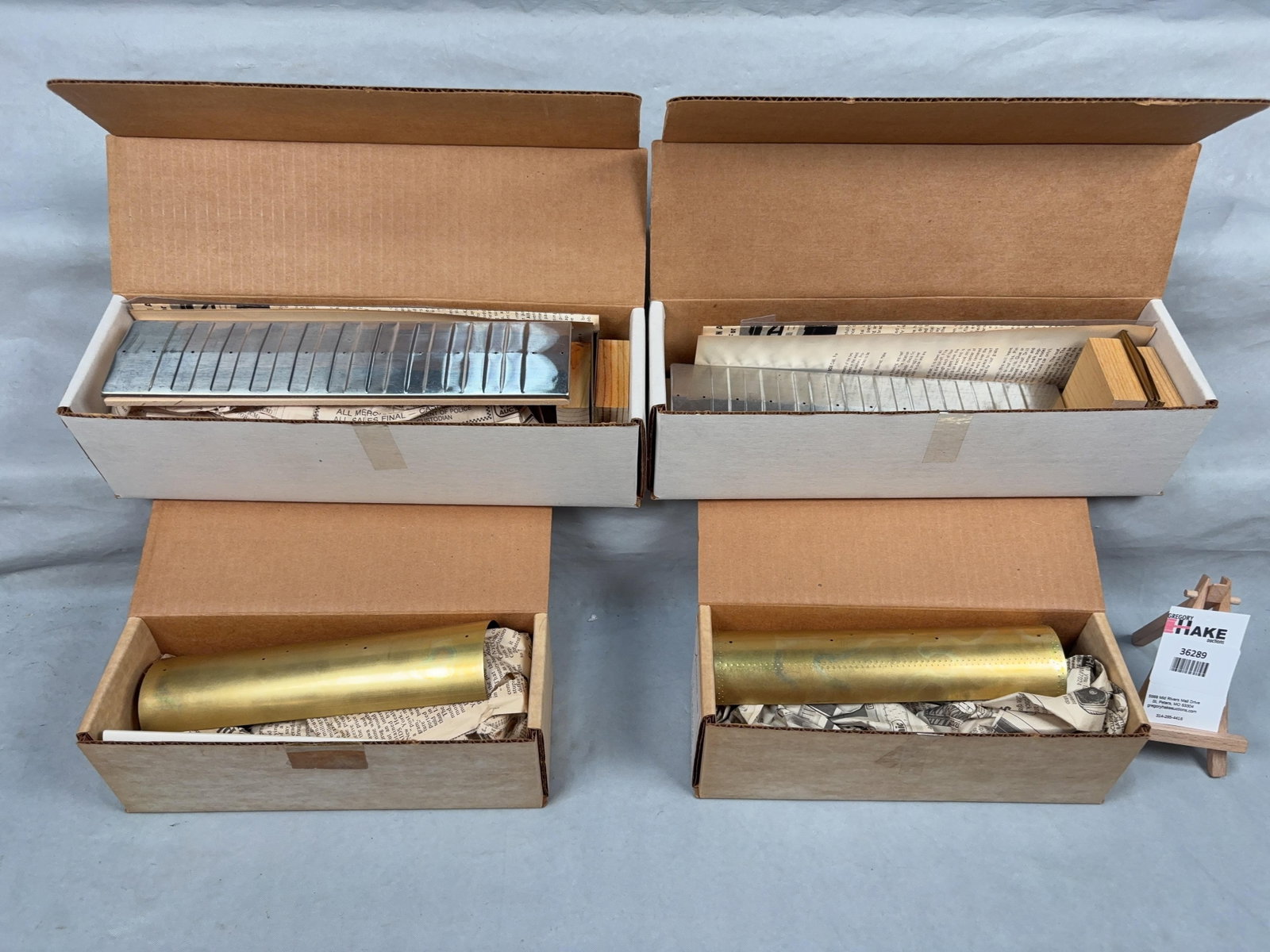 All-Nation Lines Tank Car & Steel Box Car Kits w/OB's - 2
