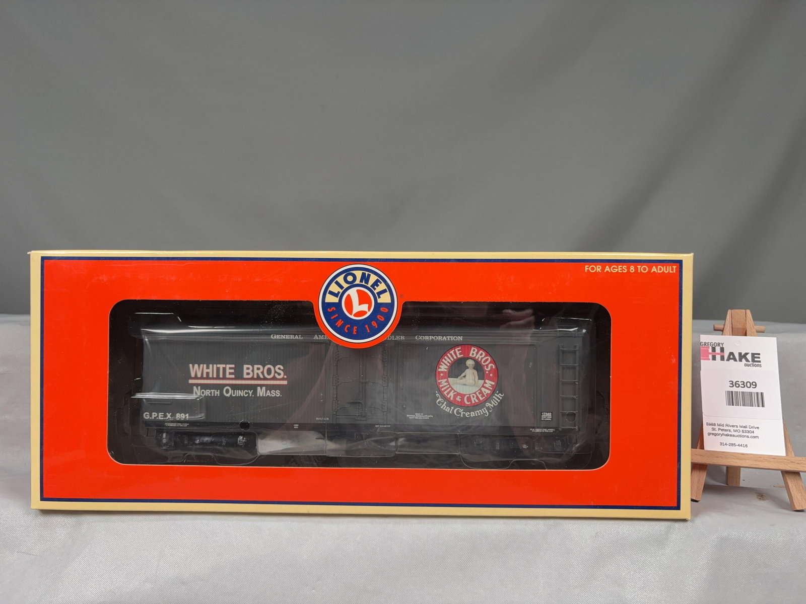 Lionel White Brothers Milk Car 17340 - 2
