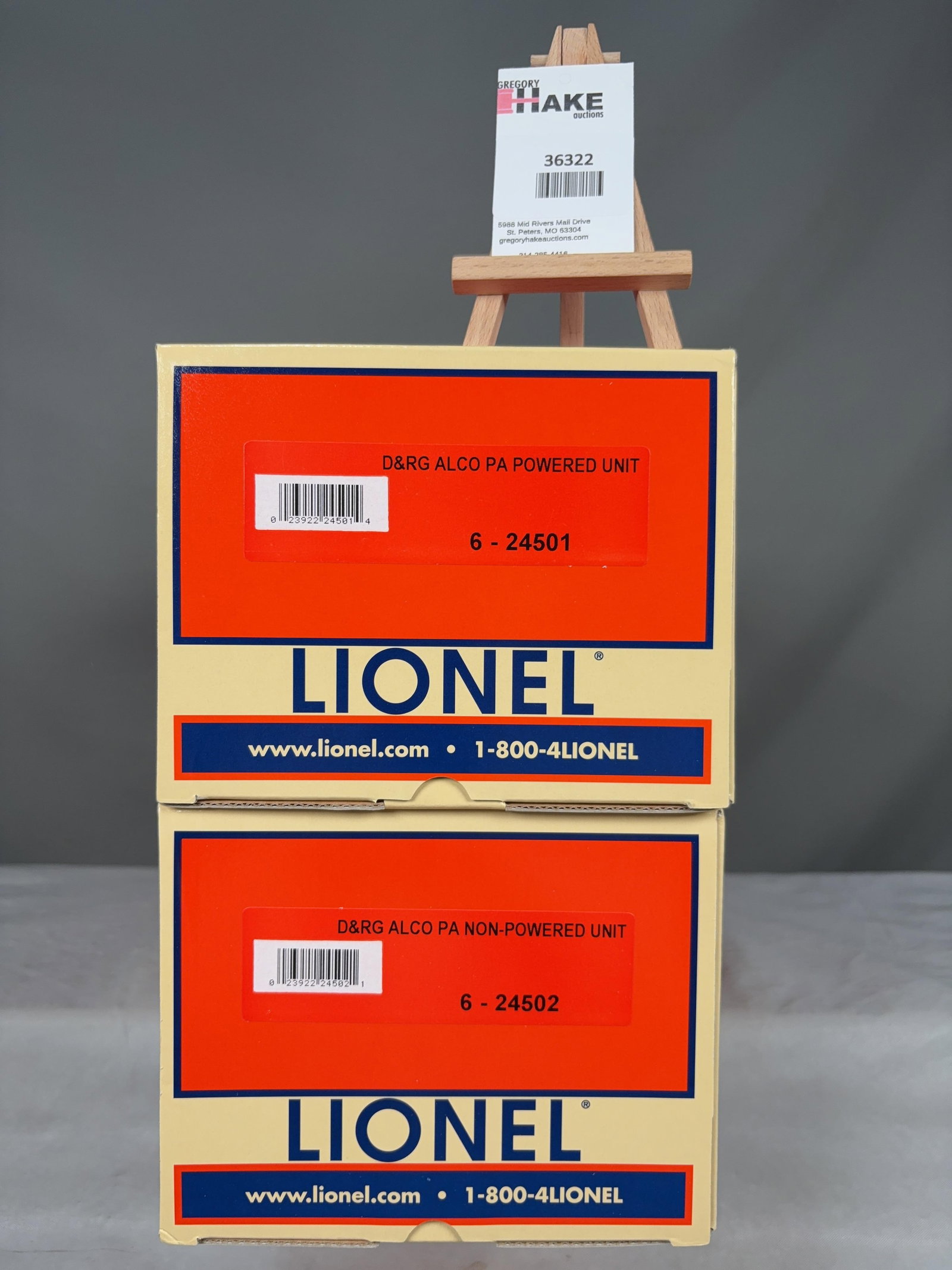 Lionel DR&G Alco PA AA Diesel Locomotive Set 24500 - 2