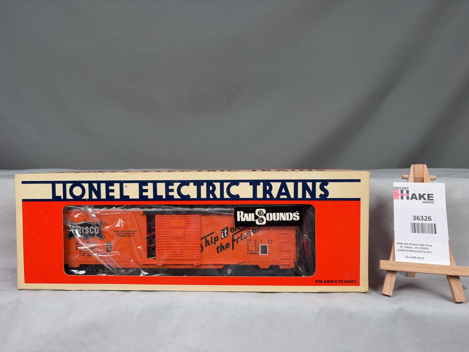 Lionel Frisco Boxcar with Diesel Railsounds 19229 - 2