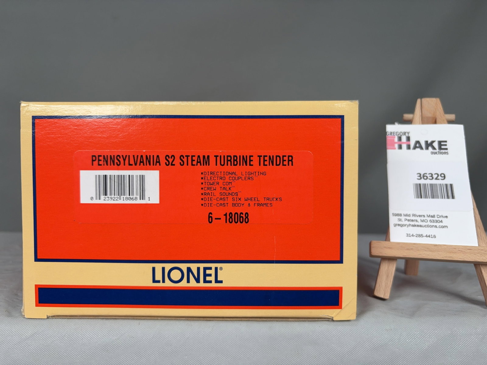 Lionel Pennsylvania S2 Steam Turbine Tender 18068 in Lionel Century Club Box - 3