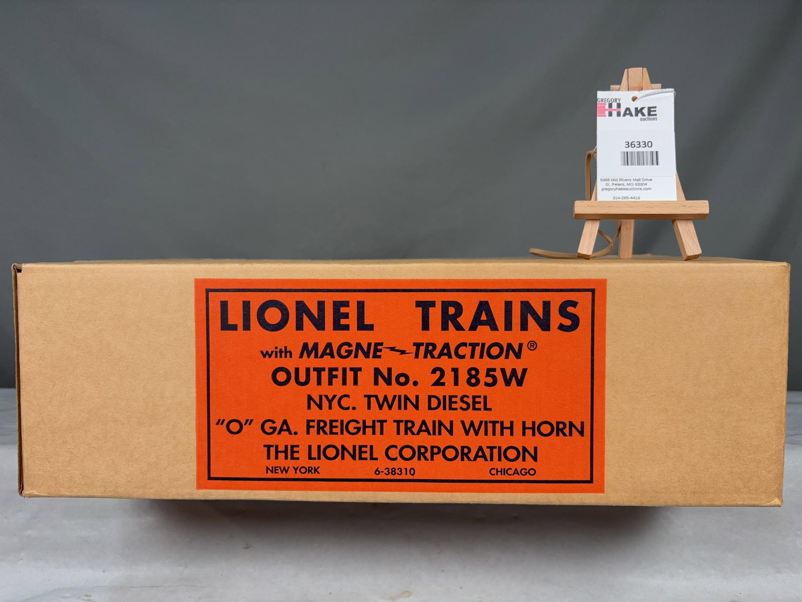 Factory Sealed Lionel LTI Outfit No. 2185W NYC Twin Diesel O Gauge Freight Train w/ Horn 38310 (1 of 2)